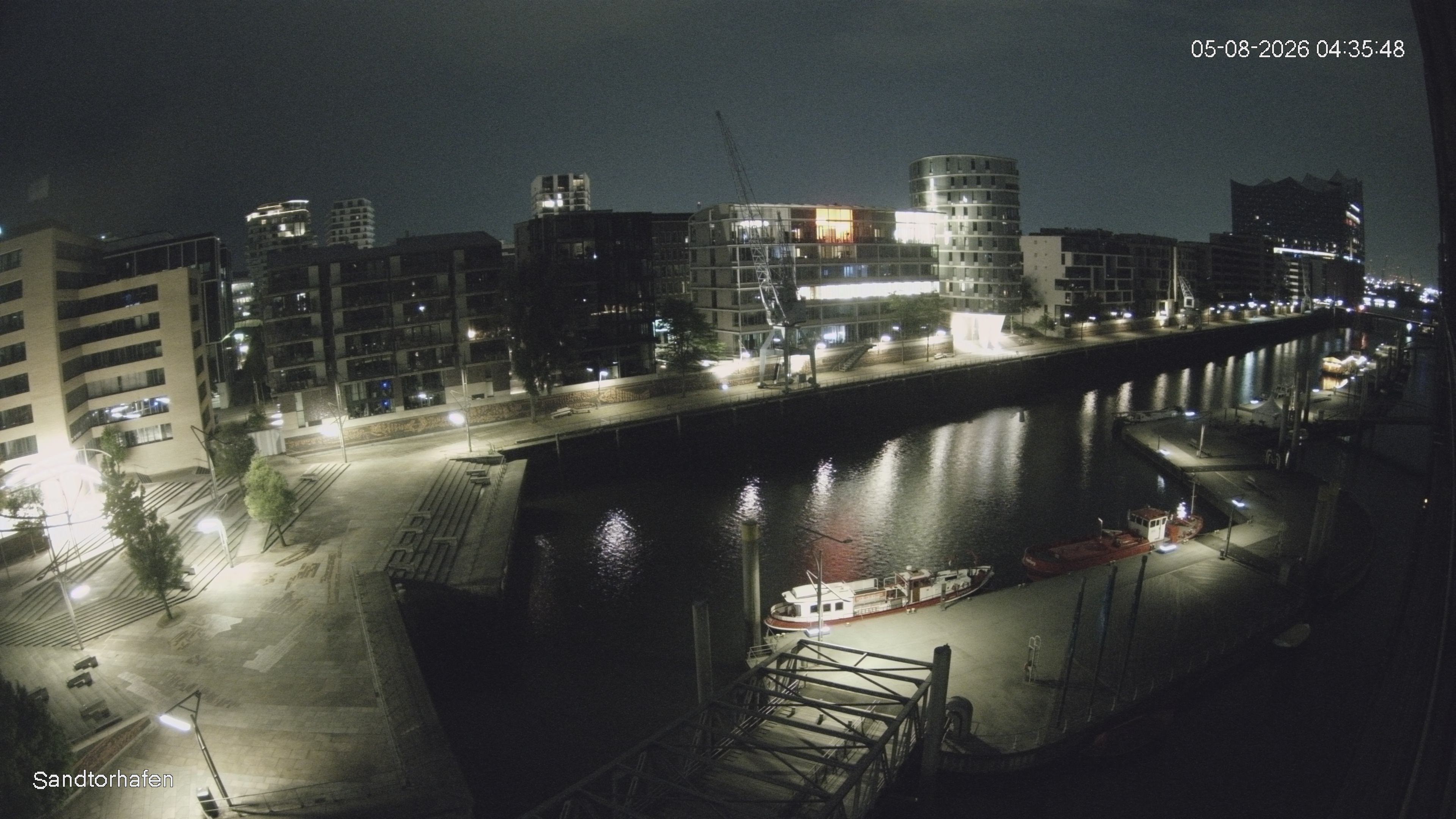 Archiv Foto Webcam Hamburg: HafenCity und Elbphilharmonie
