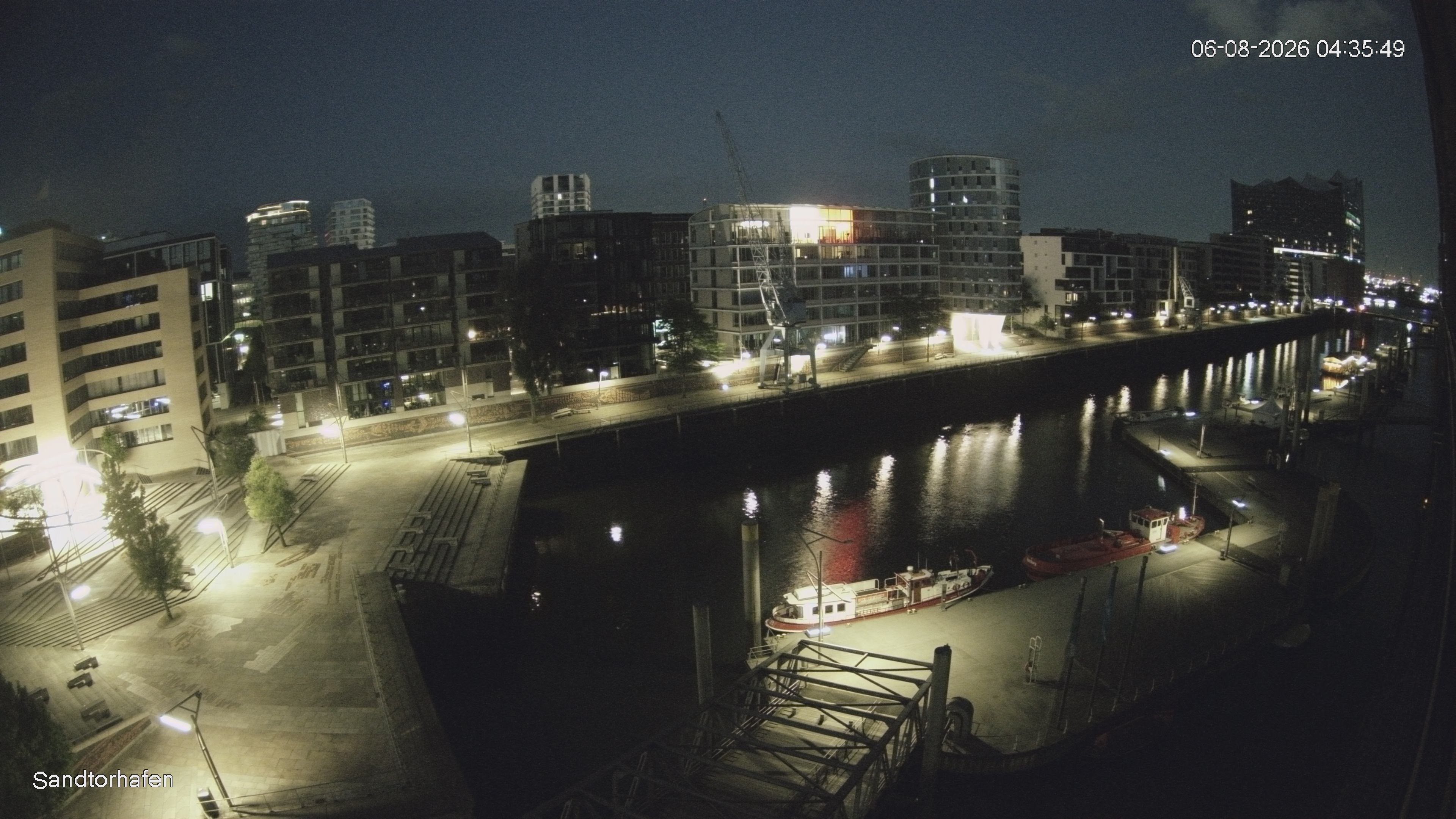 Archiv Foto Webcam Hamburg: HafenCity und Elbphilharmonie
