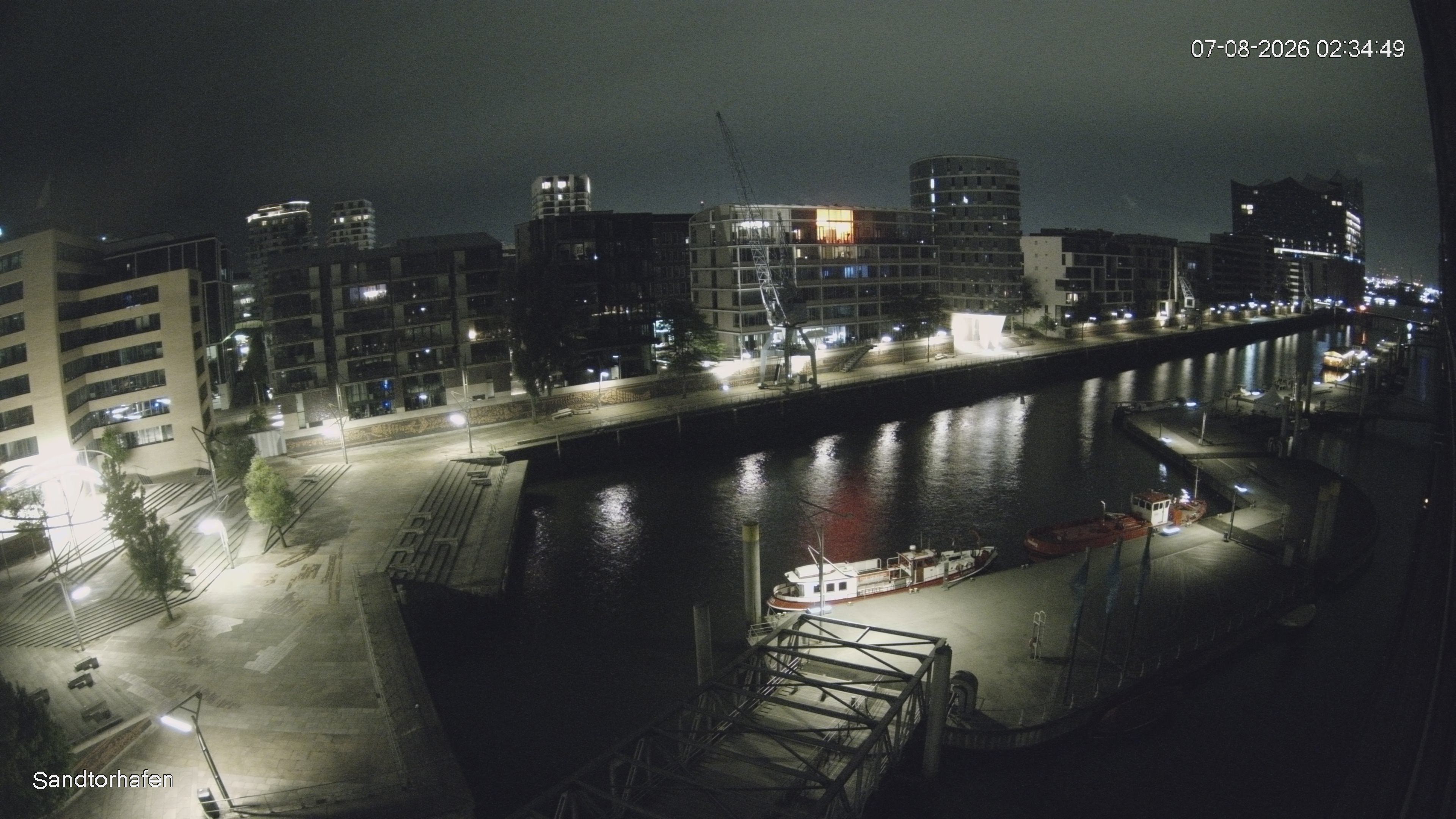 Archiv Foto Webcam Hamburg: HafenCity und Elbphilharmonie
