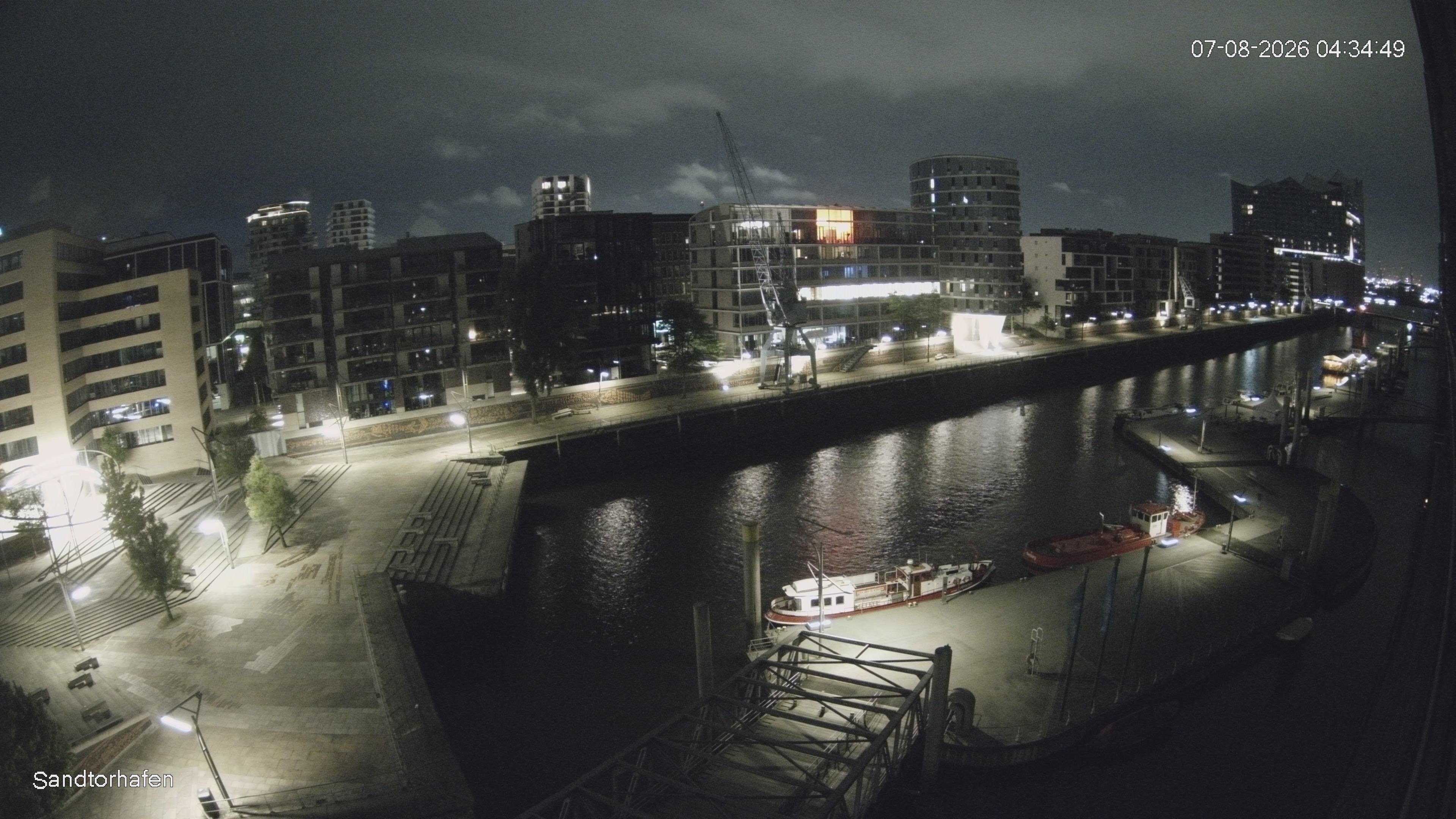 Archiv Foto Webcam Hamburg: HafenCity und Elbphilharmonie