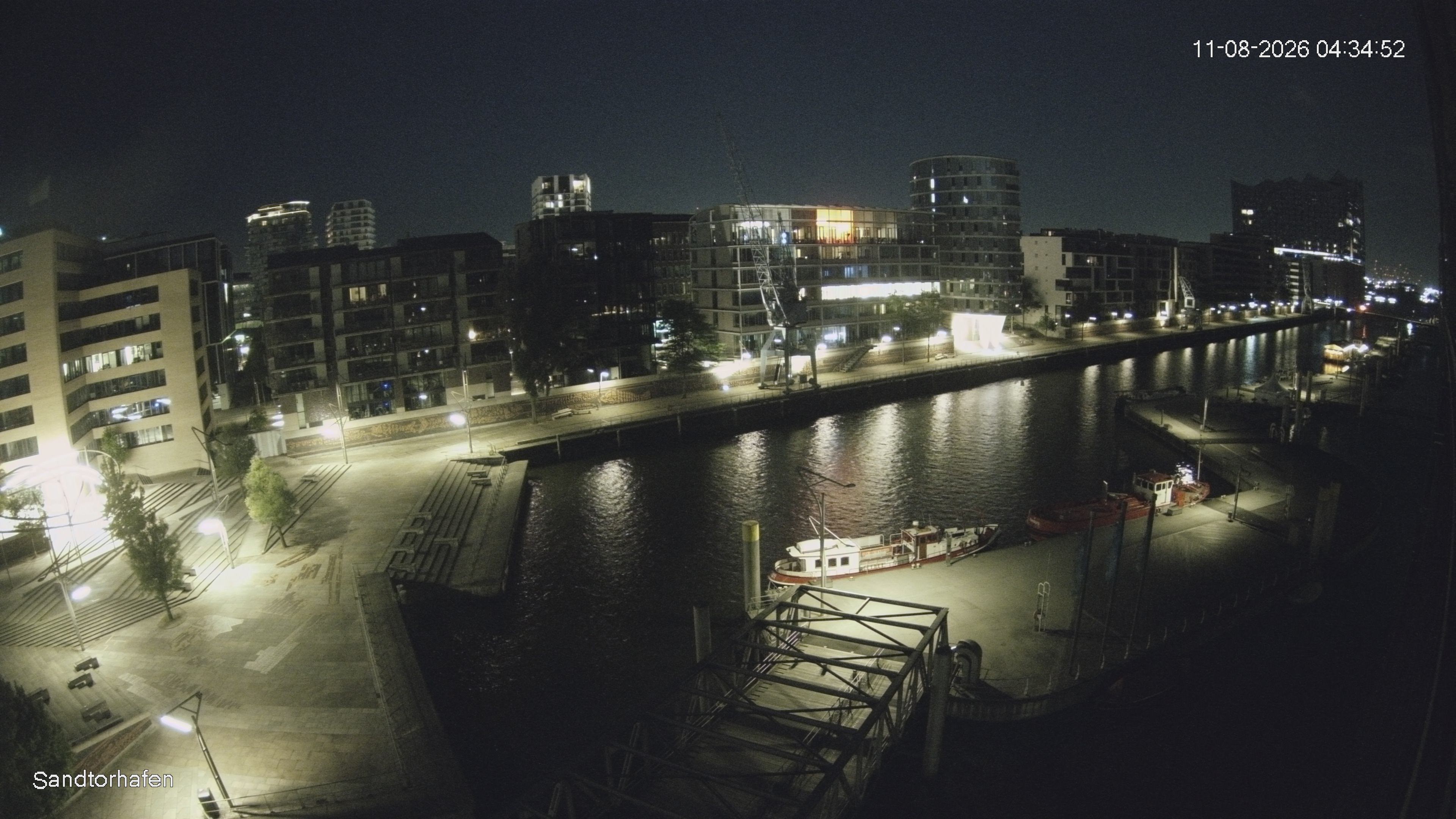Archiv Foto Webcam Hamburg: HafenCity und Elbphilharmonie