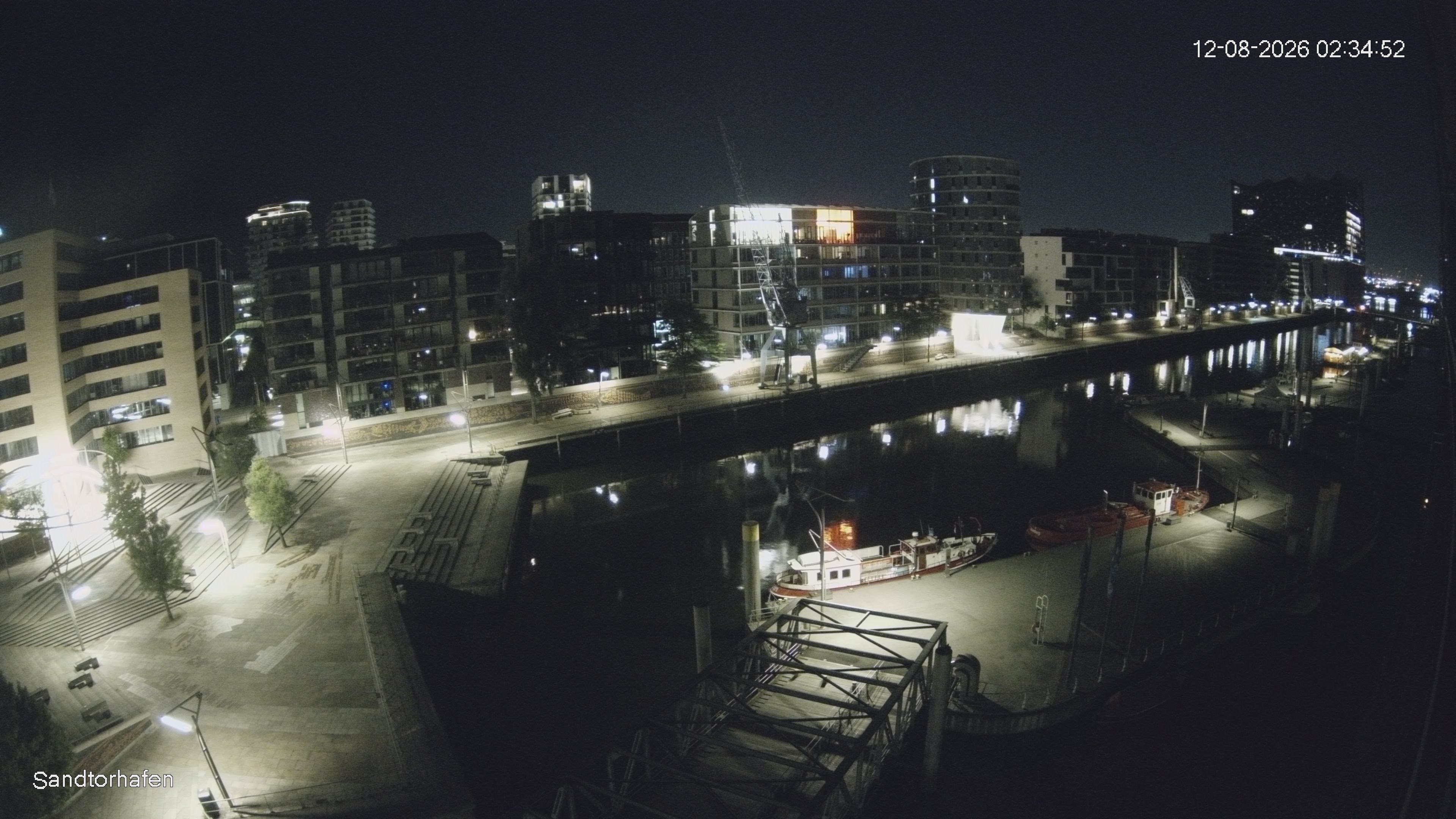 Archiv Foto Webcam Hamburg: HafenCity und Elbphilharmonie