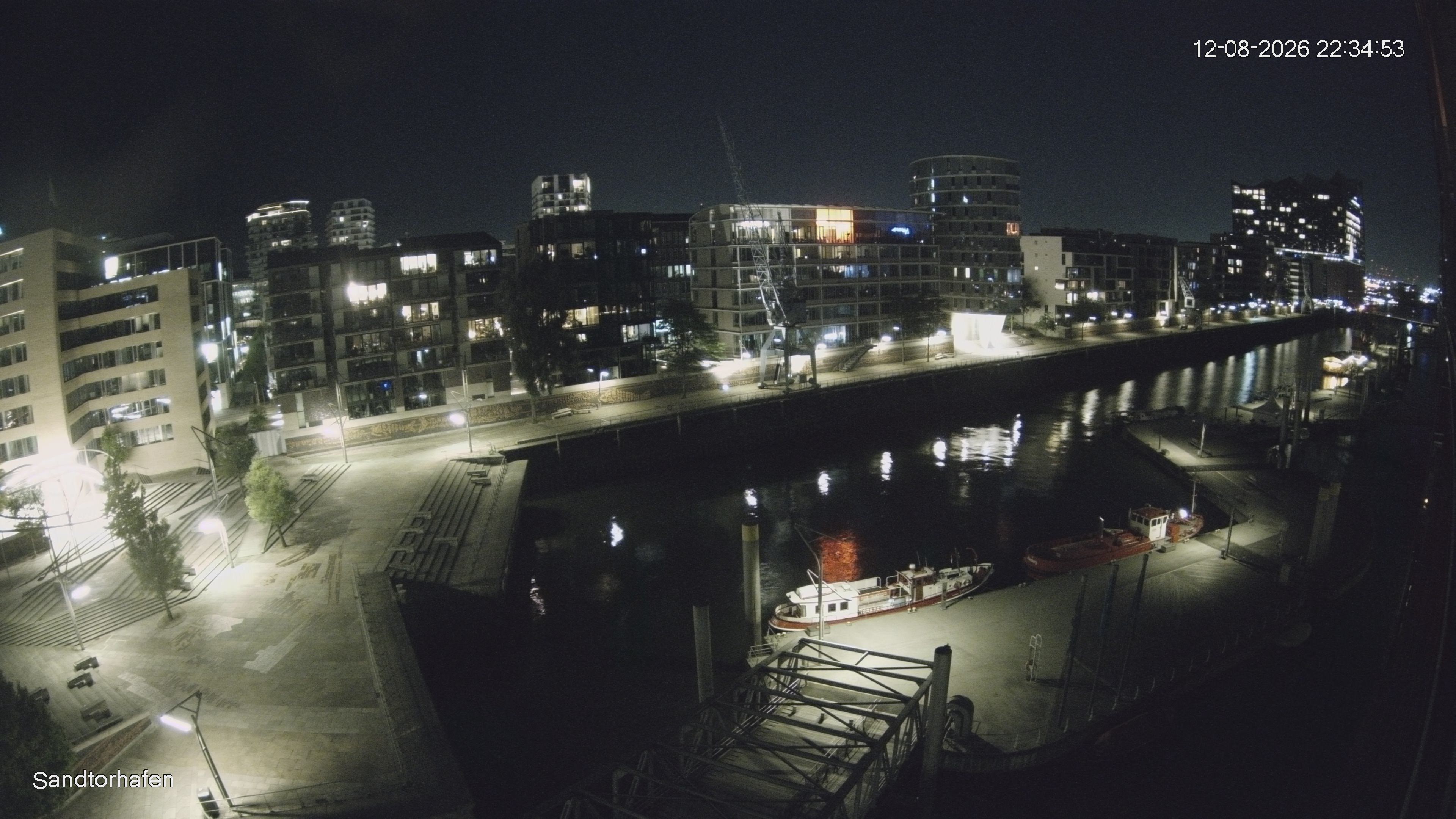 Archived image Webcam Harbour Hall Hamburg