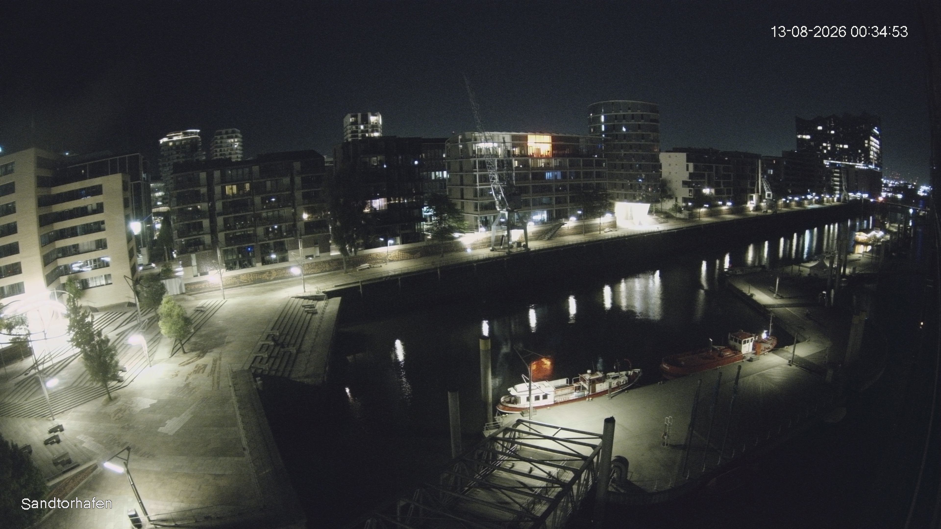 Archived image Webcam Harbour Hall Hamburg