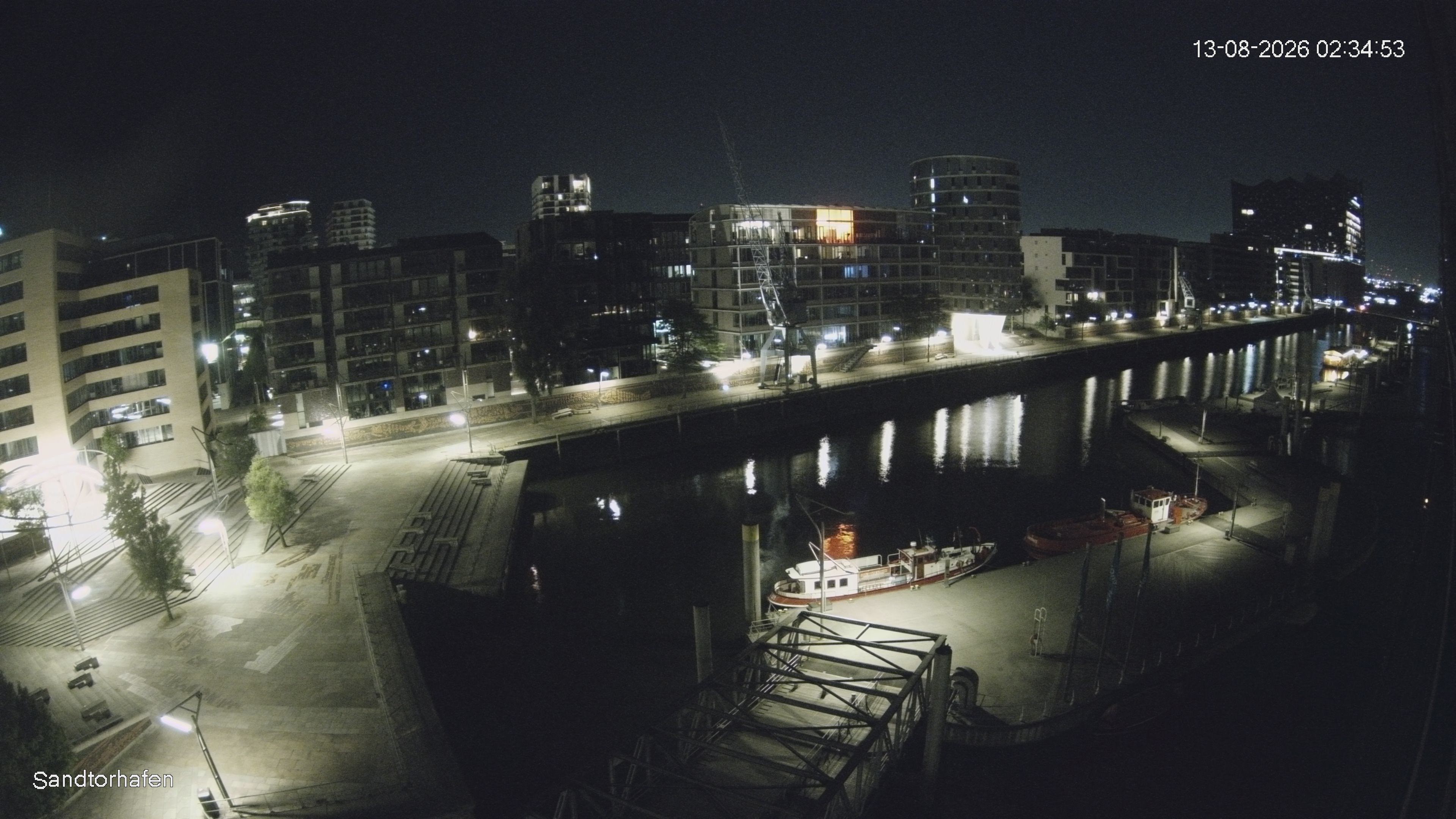Archived image Webcam Harbour Hall Hamburg