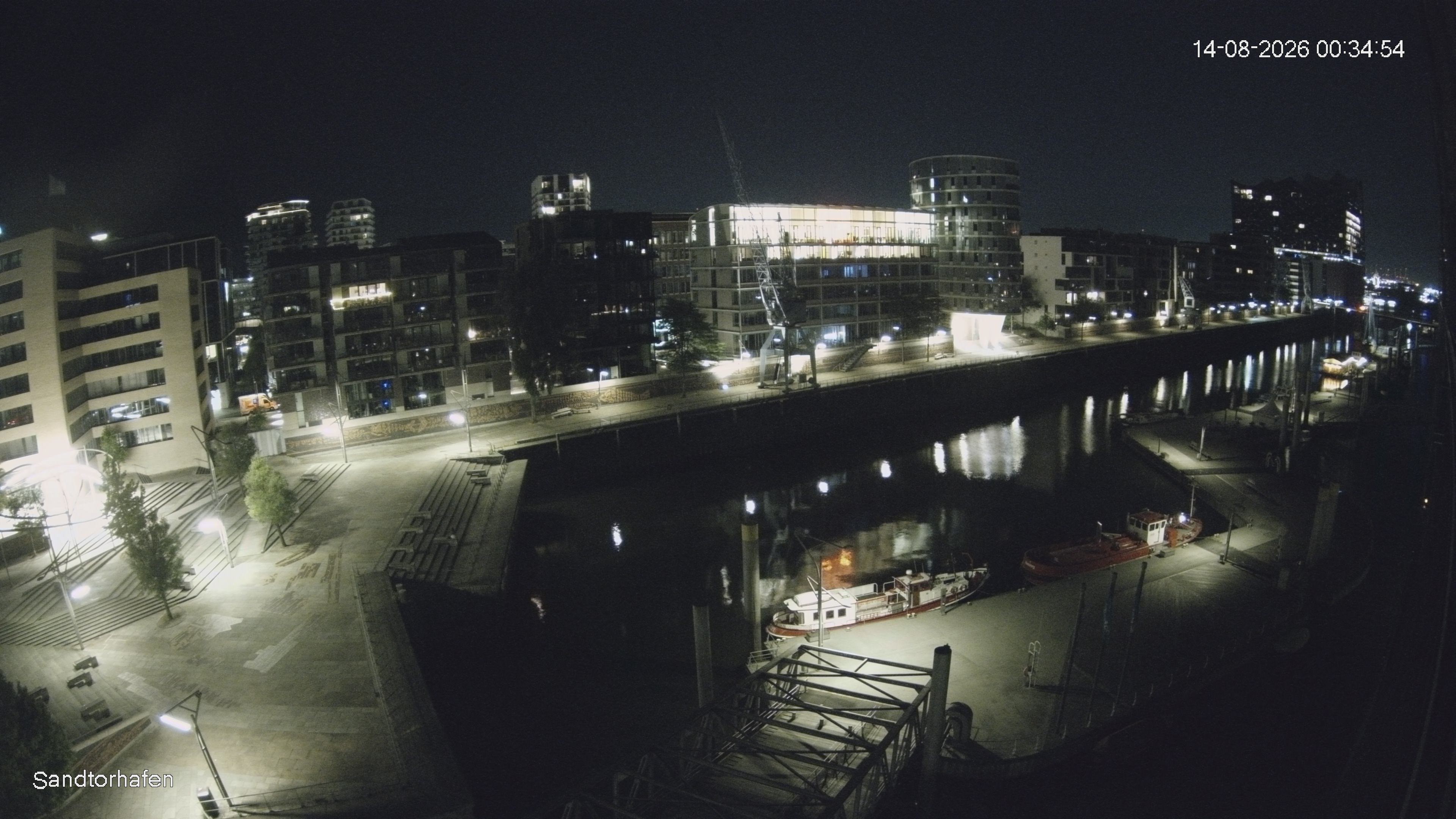 Archiv Foto Webcam Hamburg: HafenCity und Elbphilharmonie