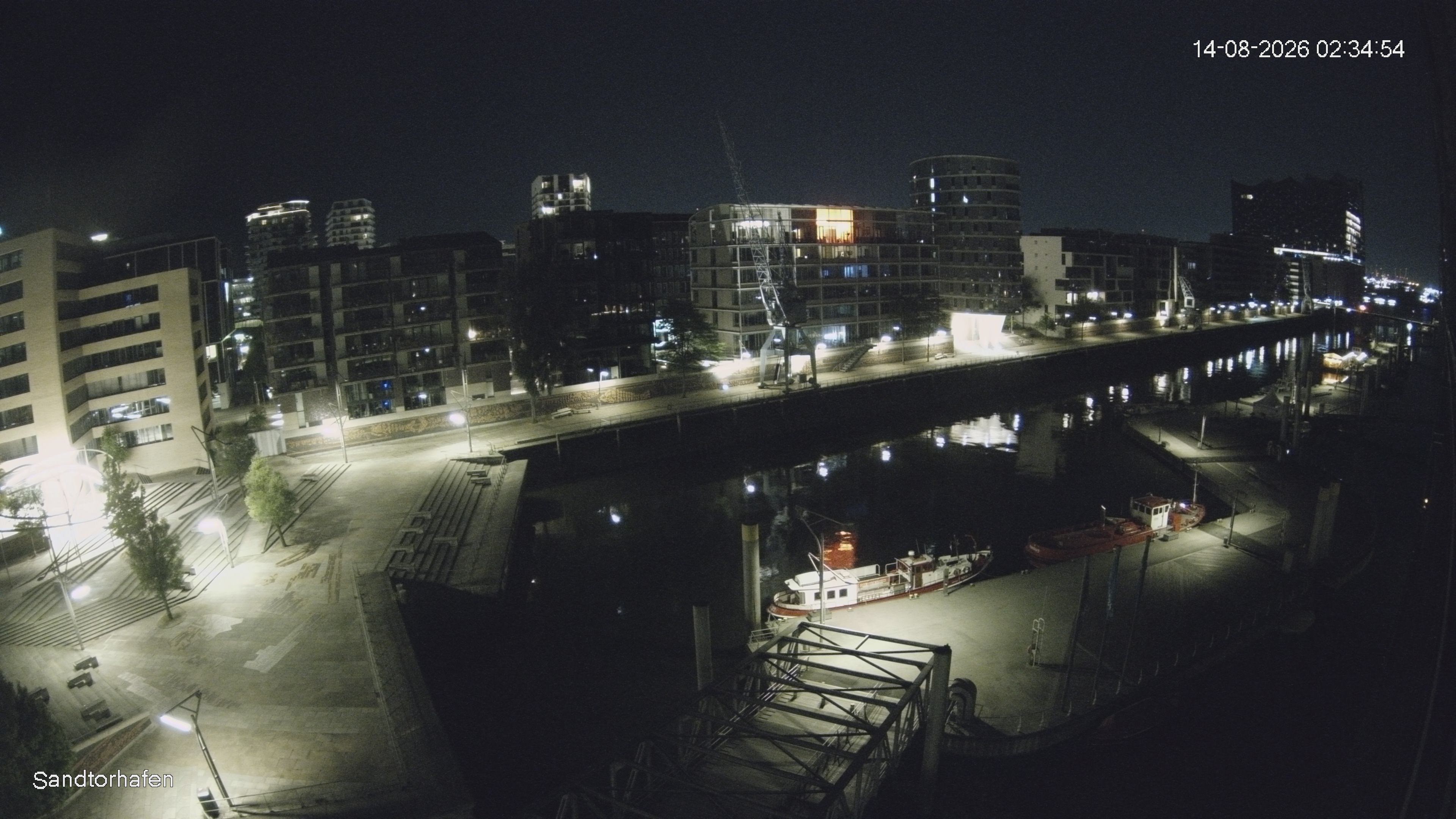 Archiv Foto Webcam Hamburg: HafenCity und Elbphilharmonie