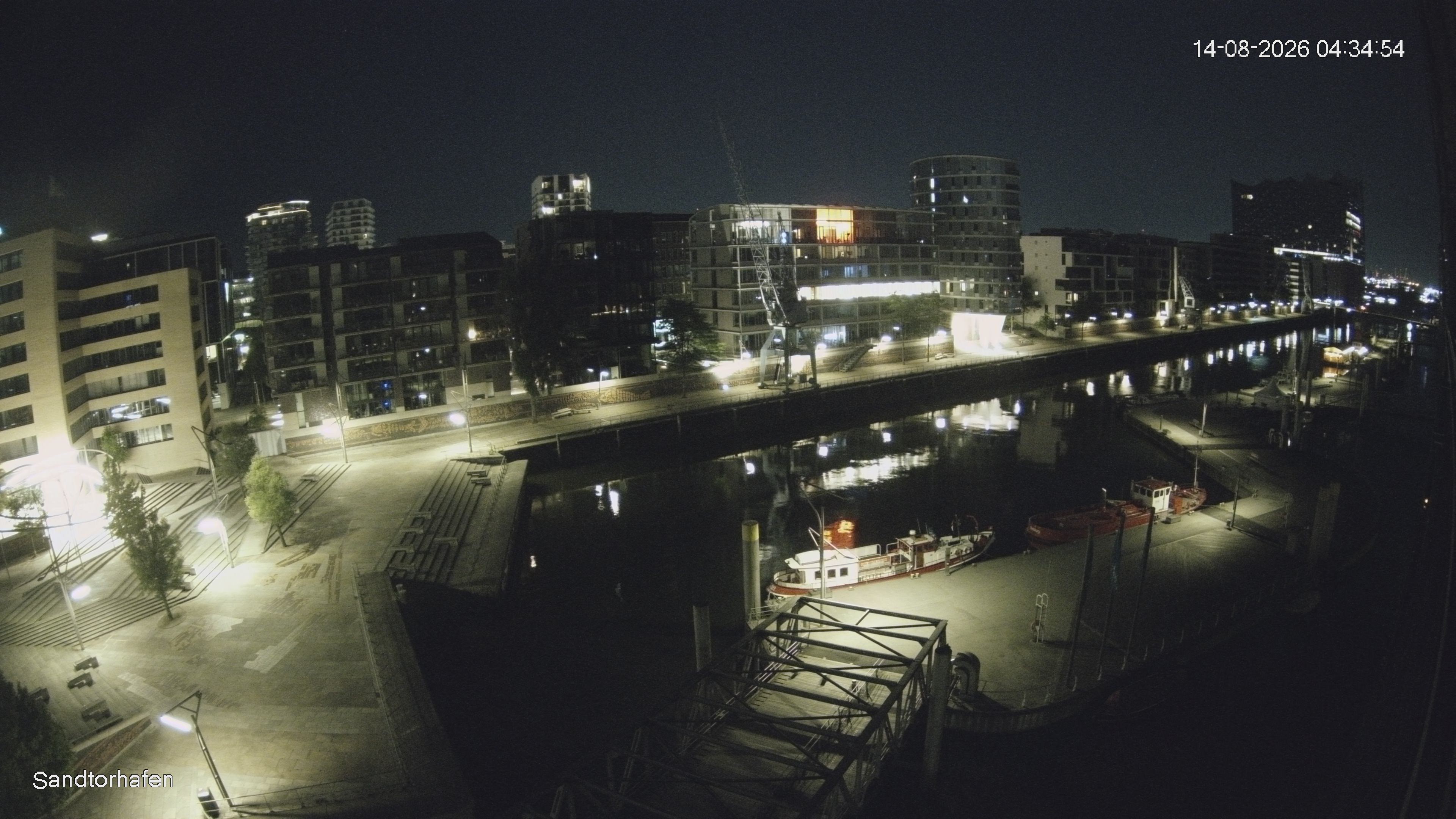 Archiv Foto Webcam Hamburg: HafenCity und Elbphilharmonie