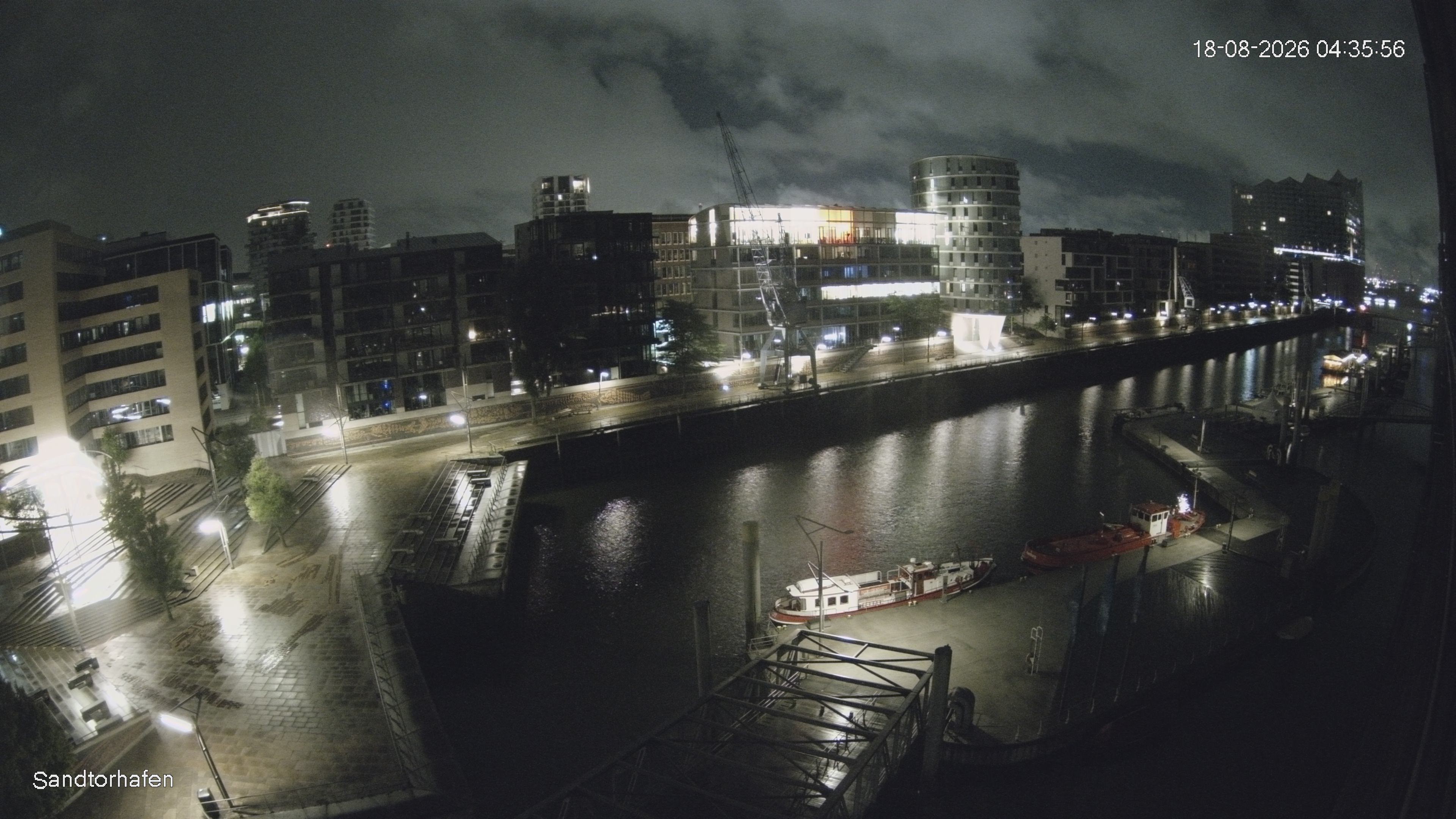 Archiv Foto Webcam Hamburg: HafenCity und Elbphilharmonie