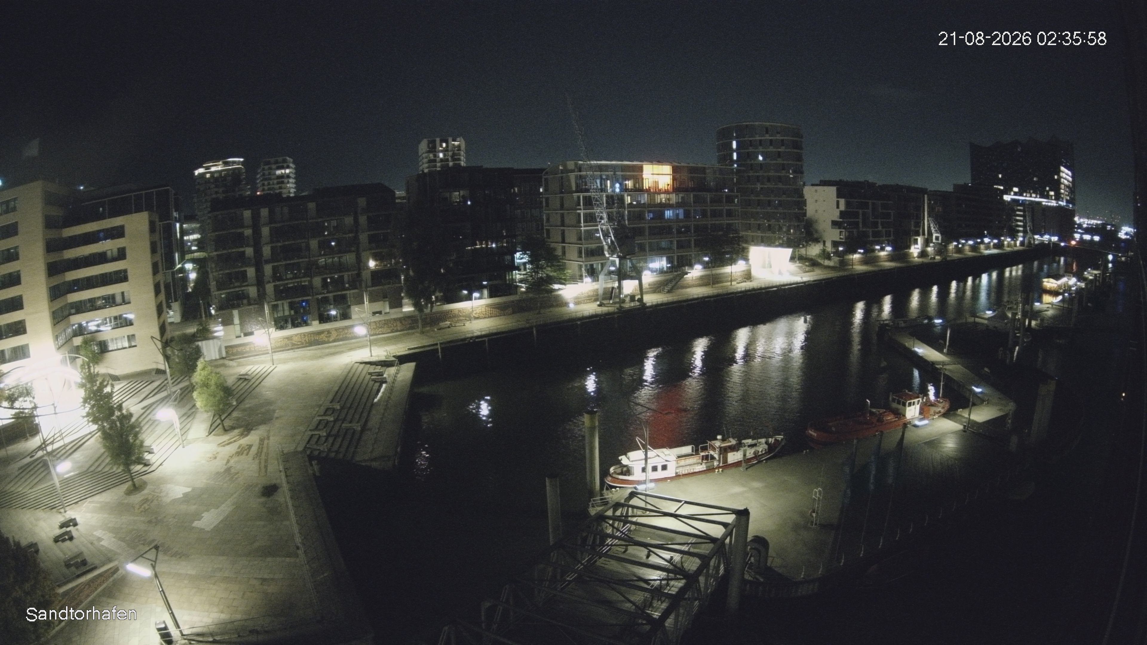 Archiv Foto Webcam Hamburg: HafenCity und Elbphilharmonie