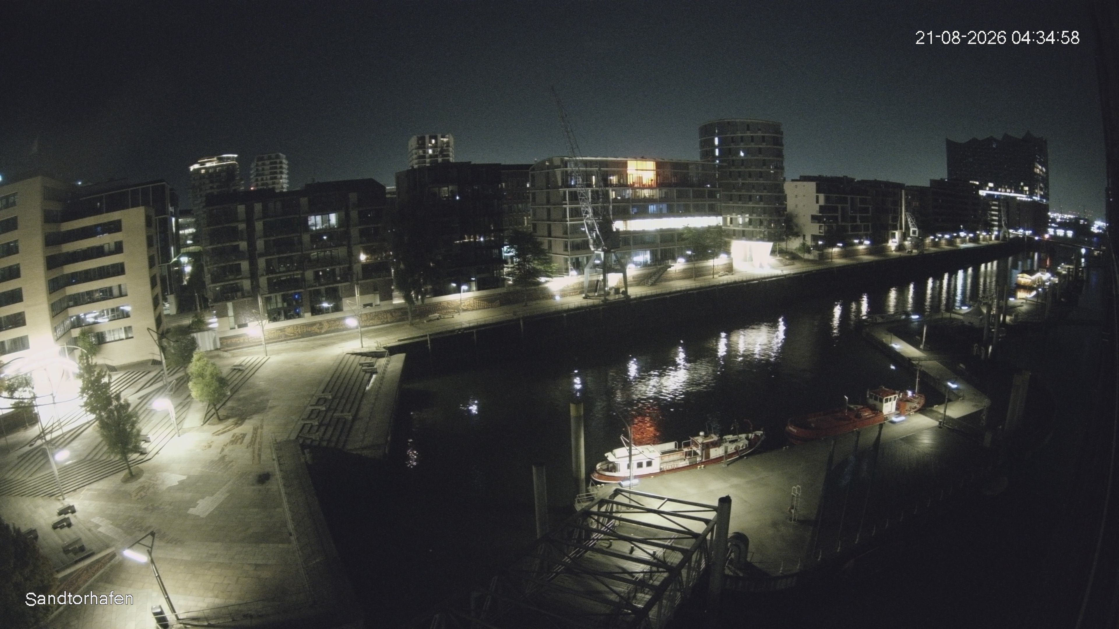 Archiv Foto Webcam Hamburg: HafenCity und Elbphilharmonie