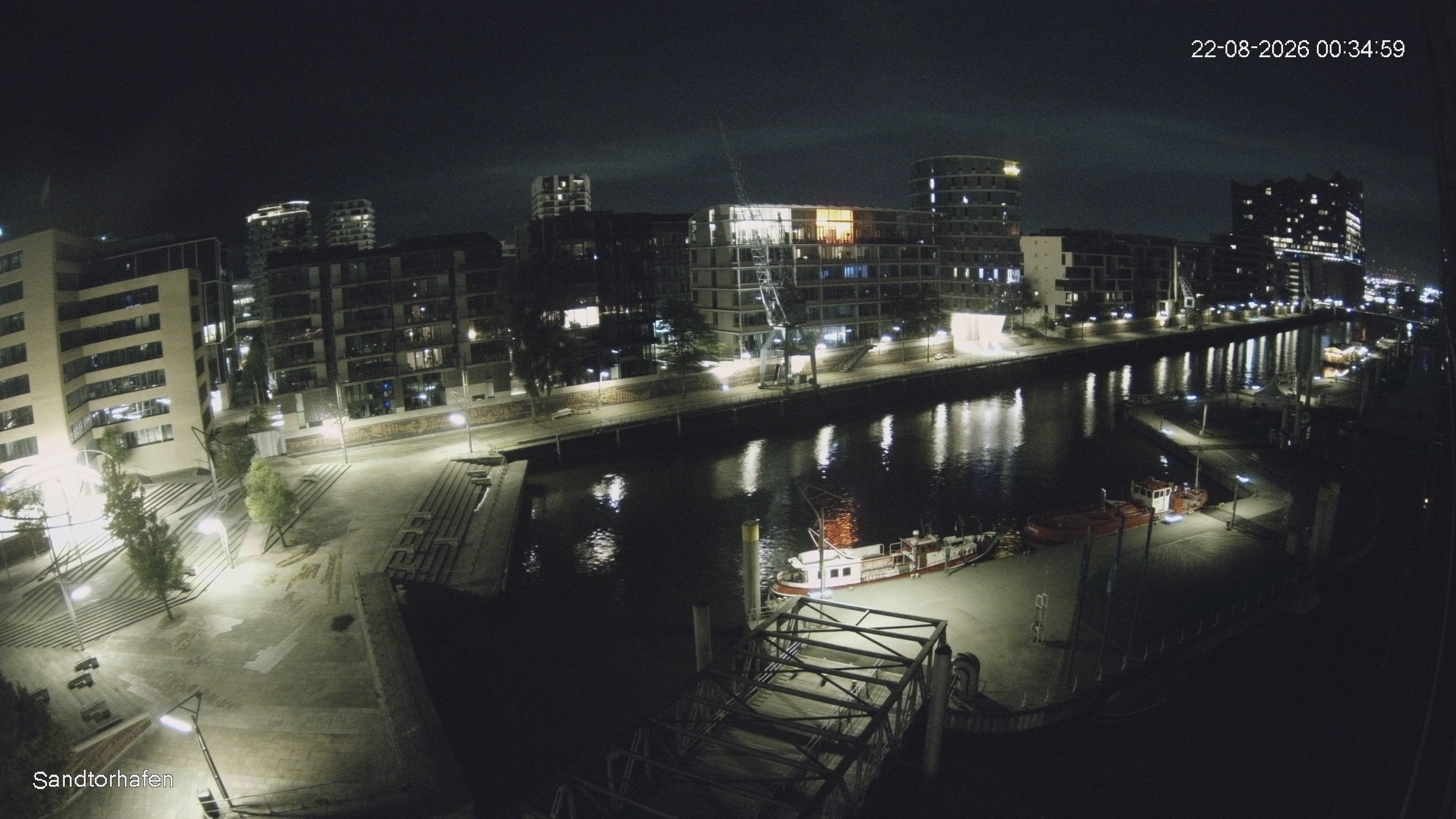 Archiv Foto Webcam Hamburg: HafenCity und Elbphilharmonie