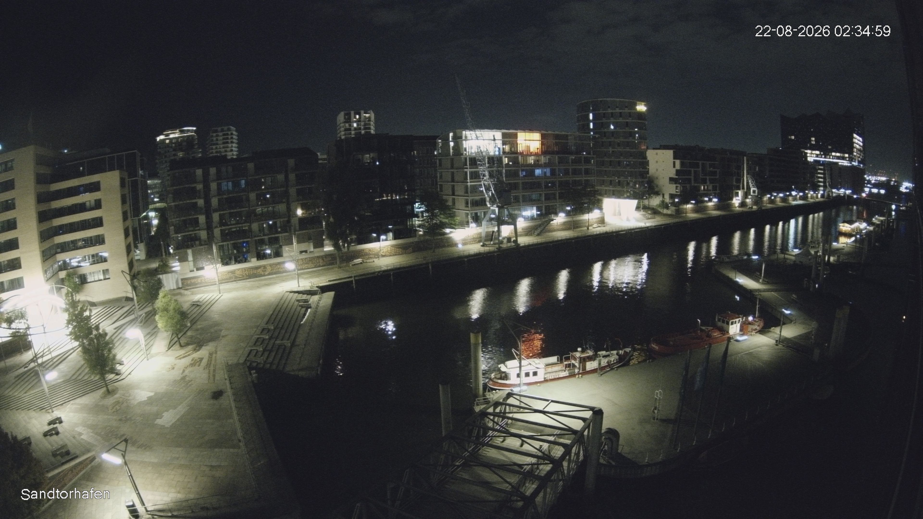 Archiv Foto Webcam Hamburg: HafenCity und Elbphilharmonie