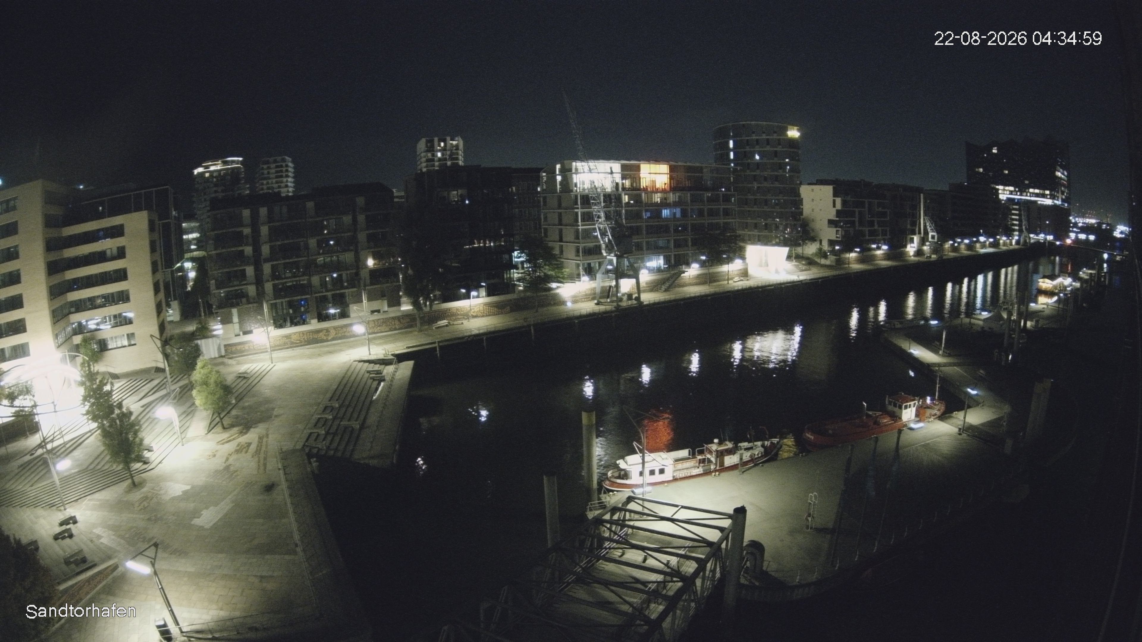Archiv Foto Webcam Hamburg: HafenCity und Elbphilharmonie
