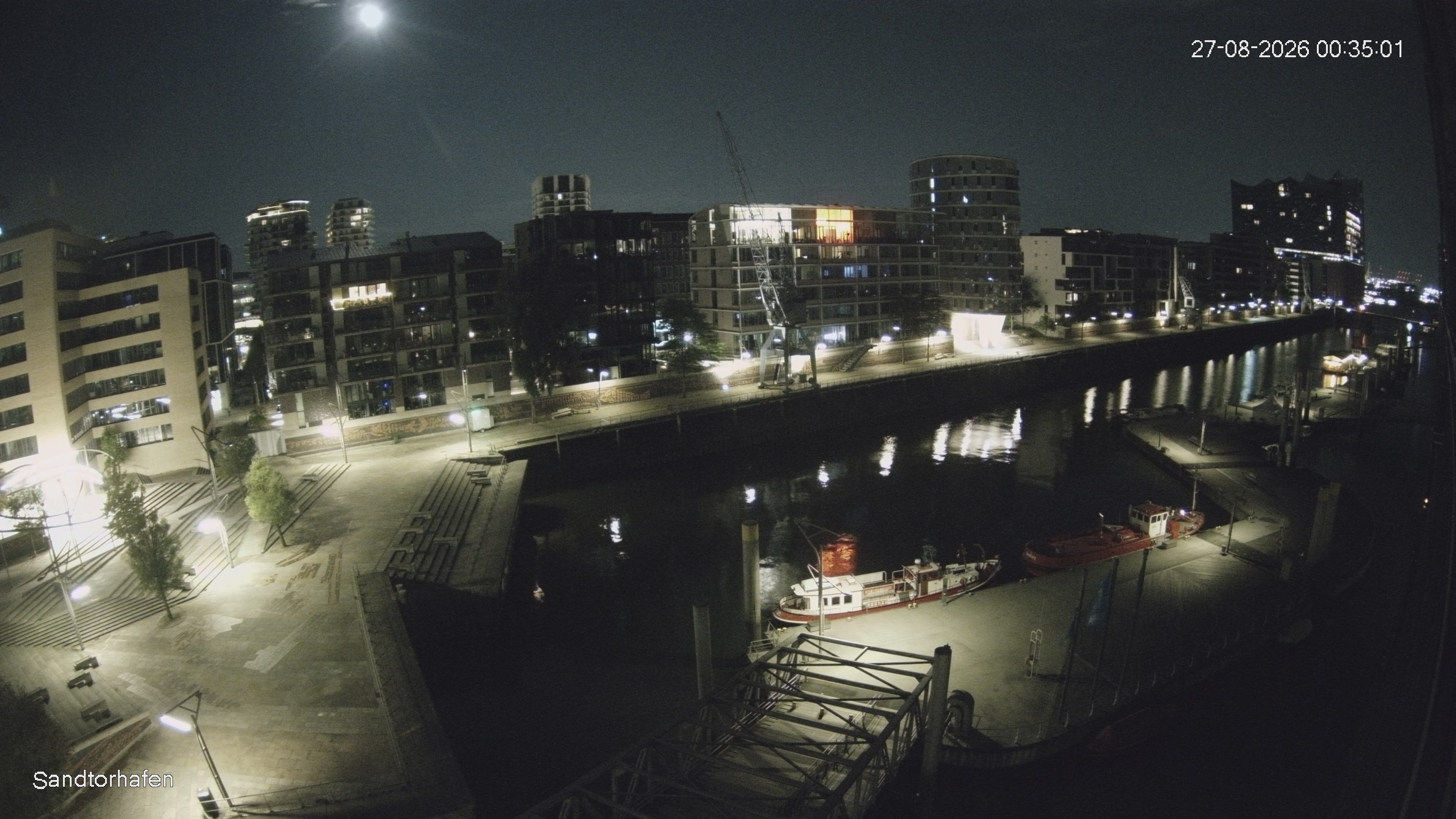 Archived image Webcam Harbour Hall Hamburg