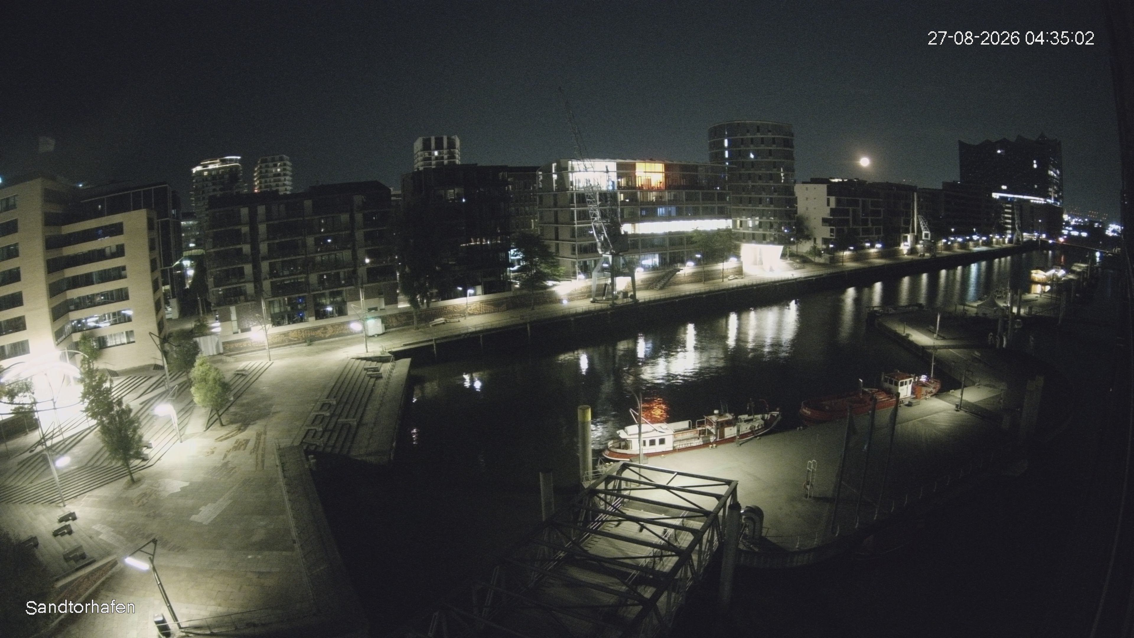 Archiv Foto Webcam Hamburg: HafenCity und Elbphilharmonie