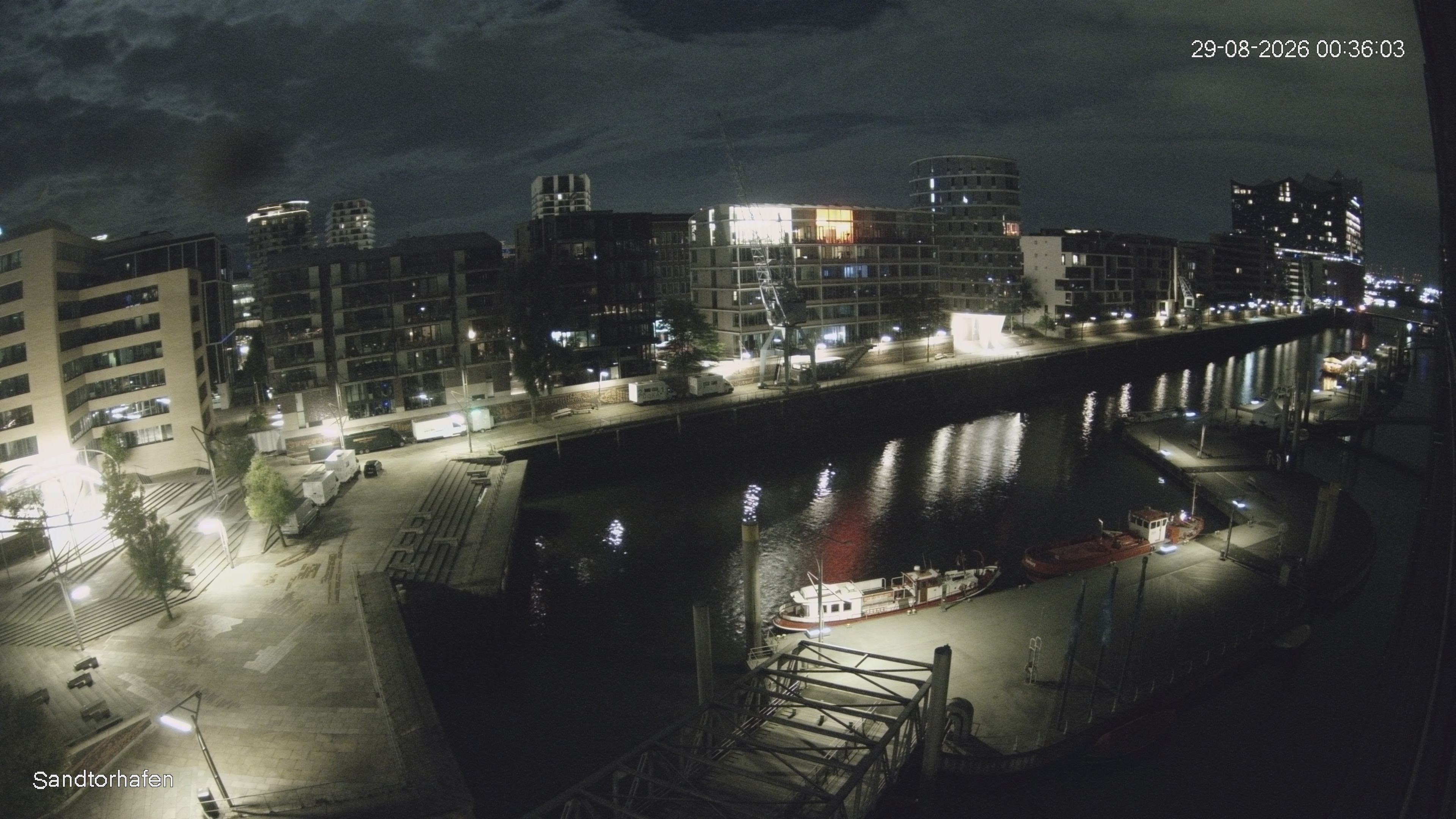 Archiv Foto Webcam Hamburg: HafenCity und Elbphilharmonie