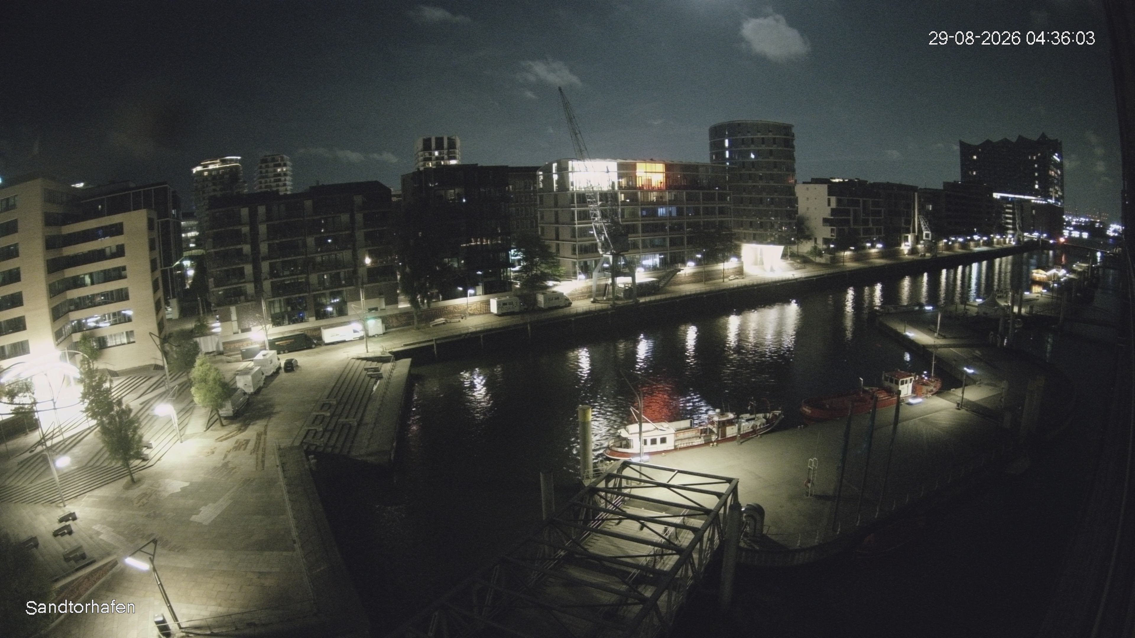Archiv Foto Webcam Hamburg: HafenCity und Elbphilharmonie