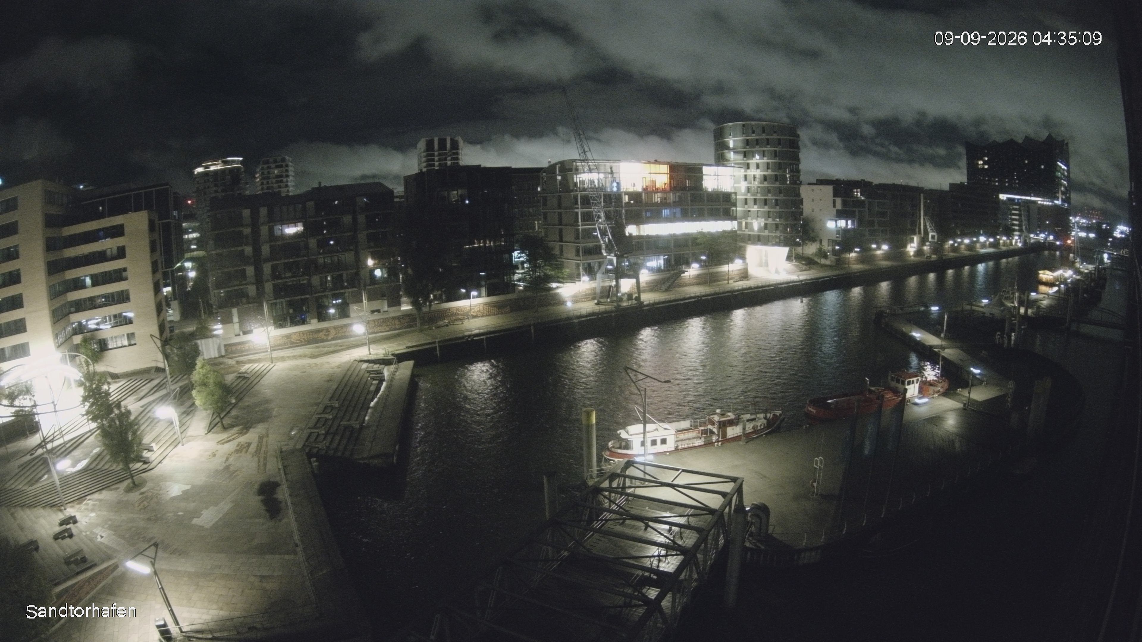 Archived image Webcam Harbour Hall Hamburg