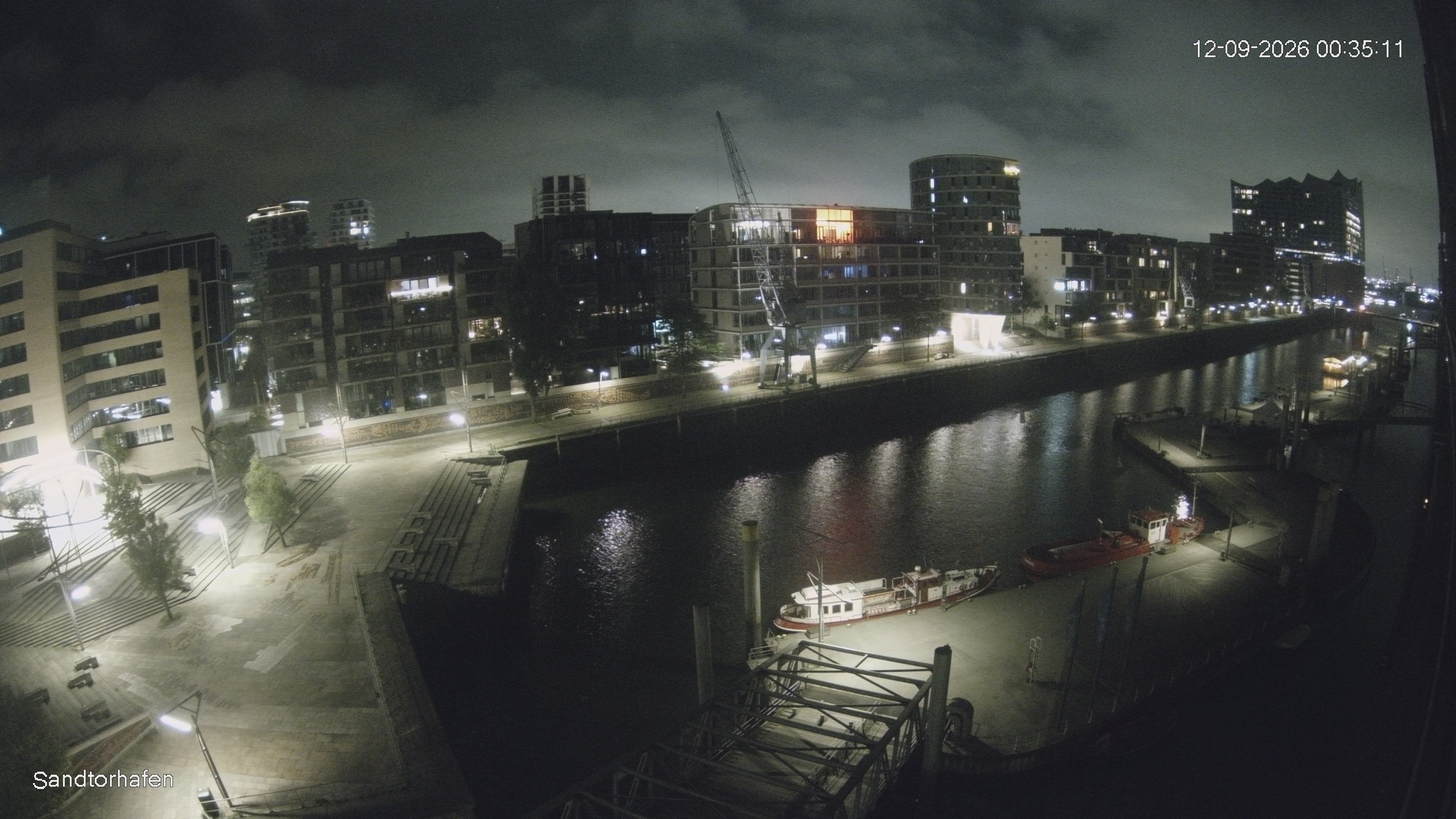 Archiv Foto Webcam Hamburg: HafenCity und Elbphilharmonie