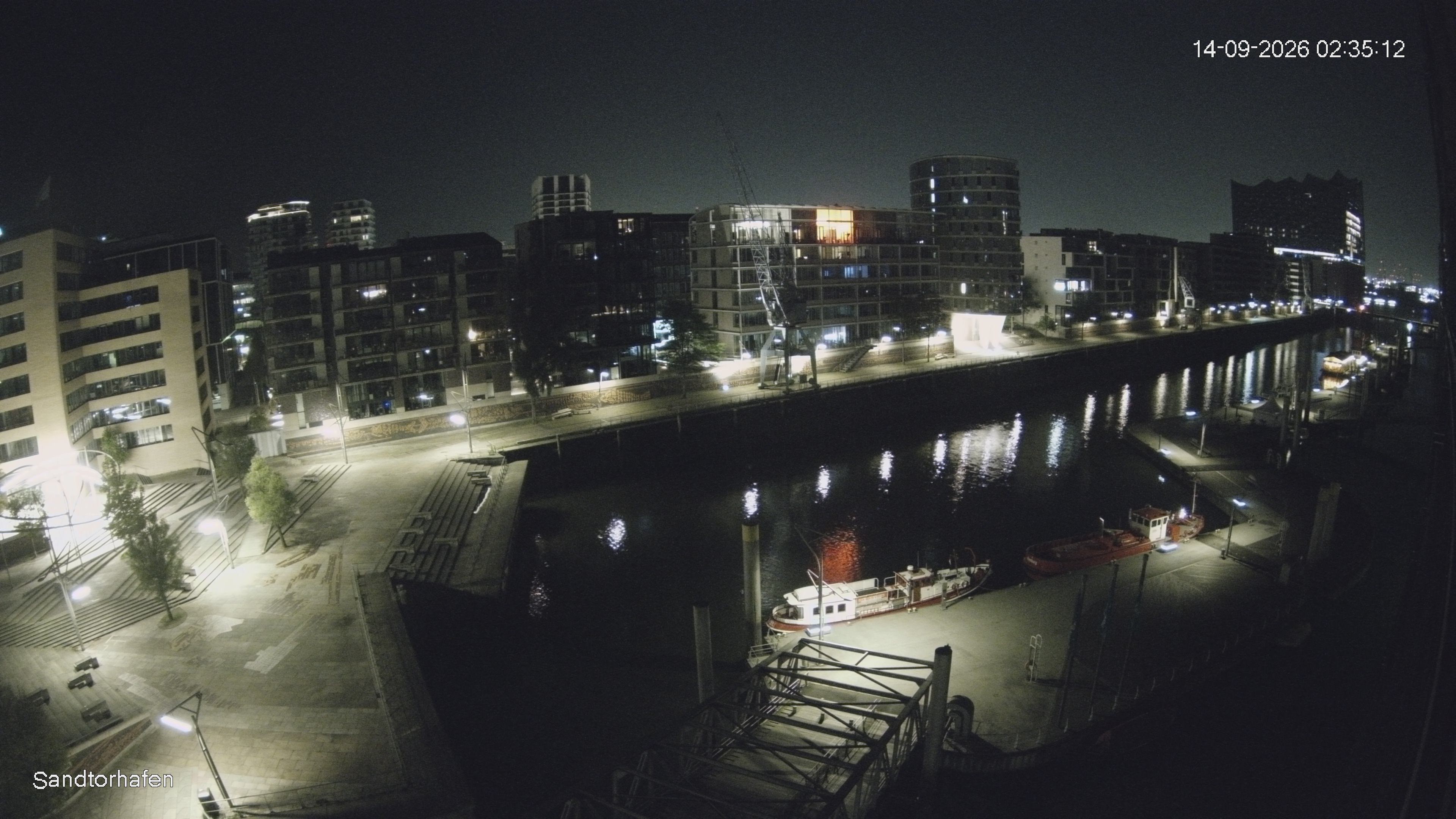 Archiv Foto Webcam Hamburg: HafenCity und Elbphilharmonie