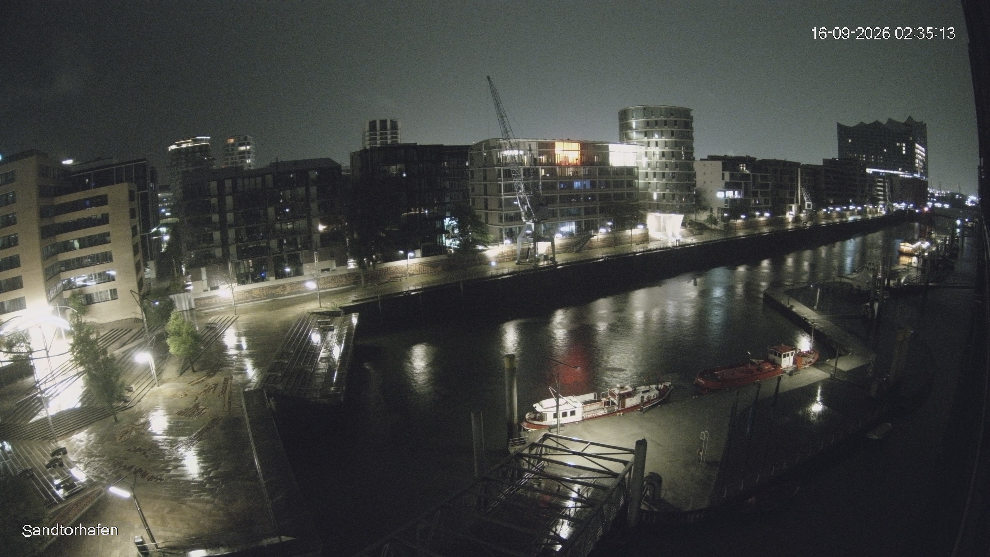Archiv Foto Webcam Hamburg: HafenCity und Elbphilharmonie
