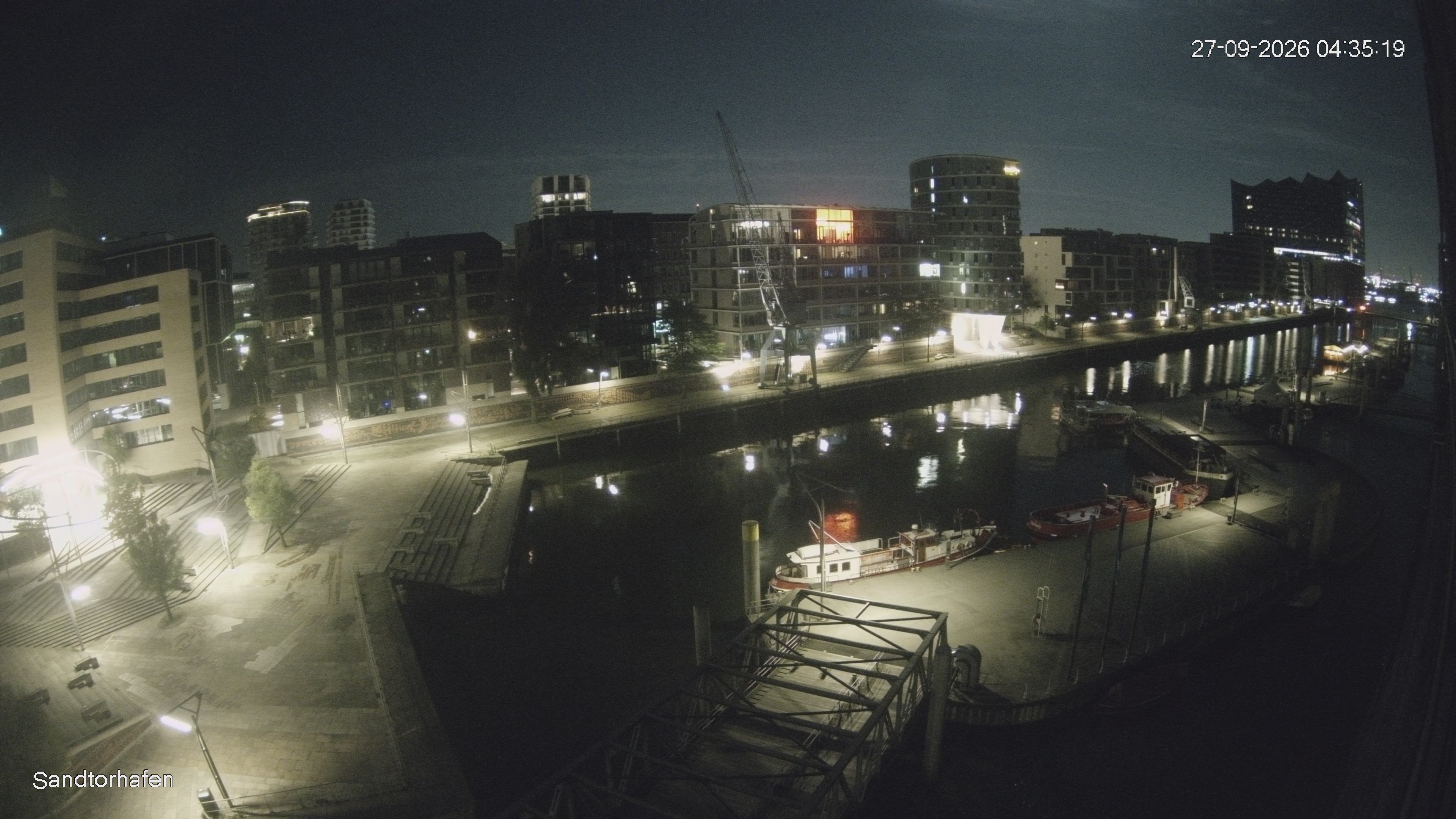 Archiv Foto Webcam Hamburg: HafenCity und Elbphilharmonie