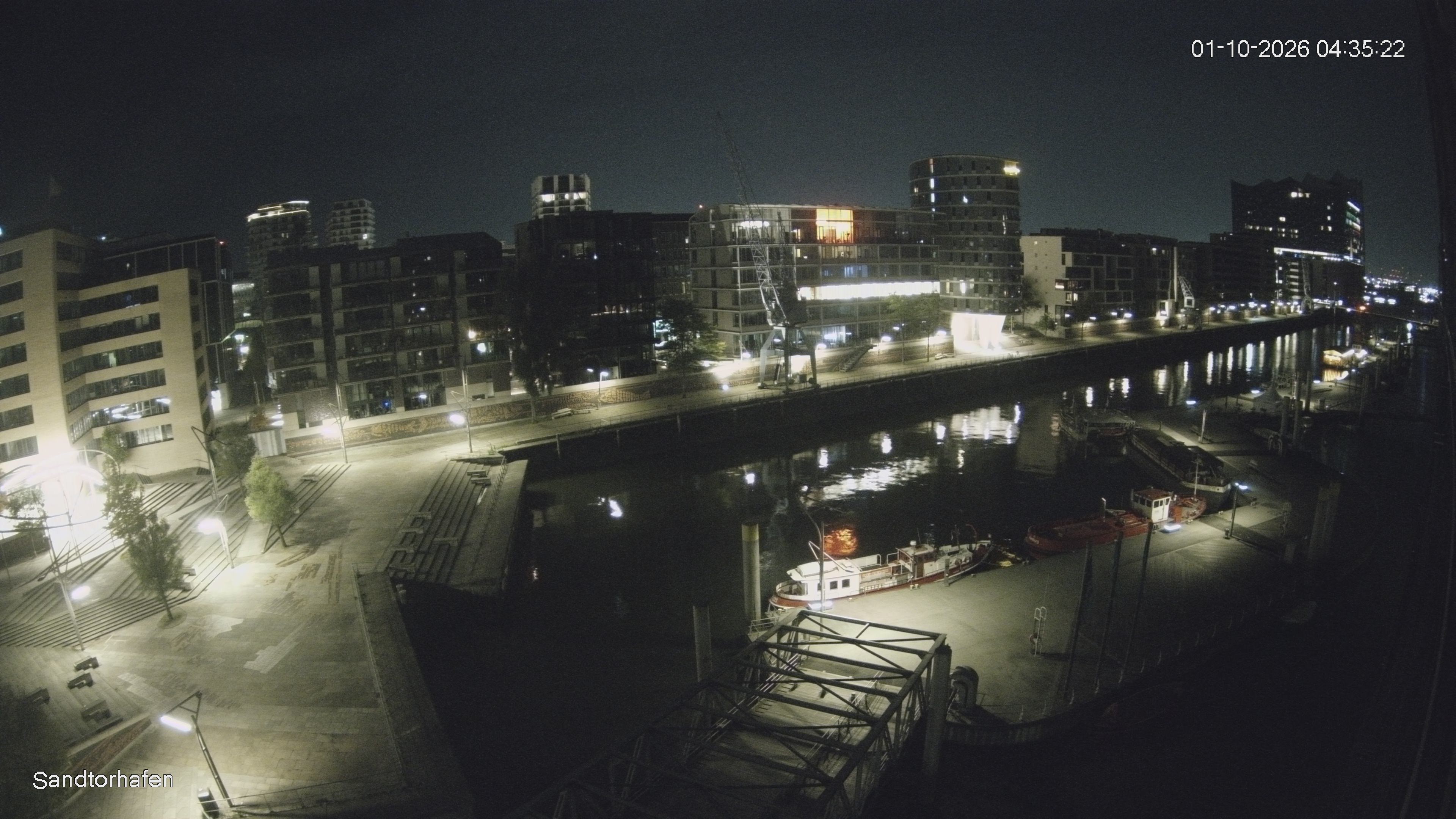 Archiv Foto Webcam Hamburg: HafenCity und Elbphilharmonie