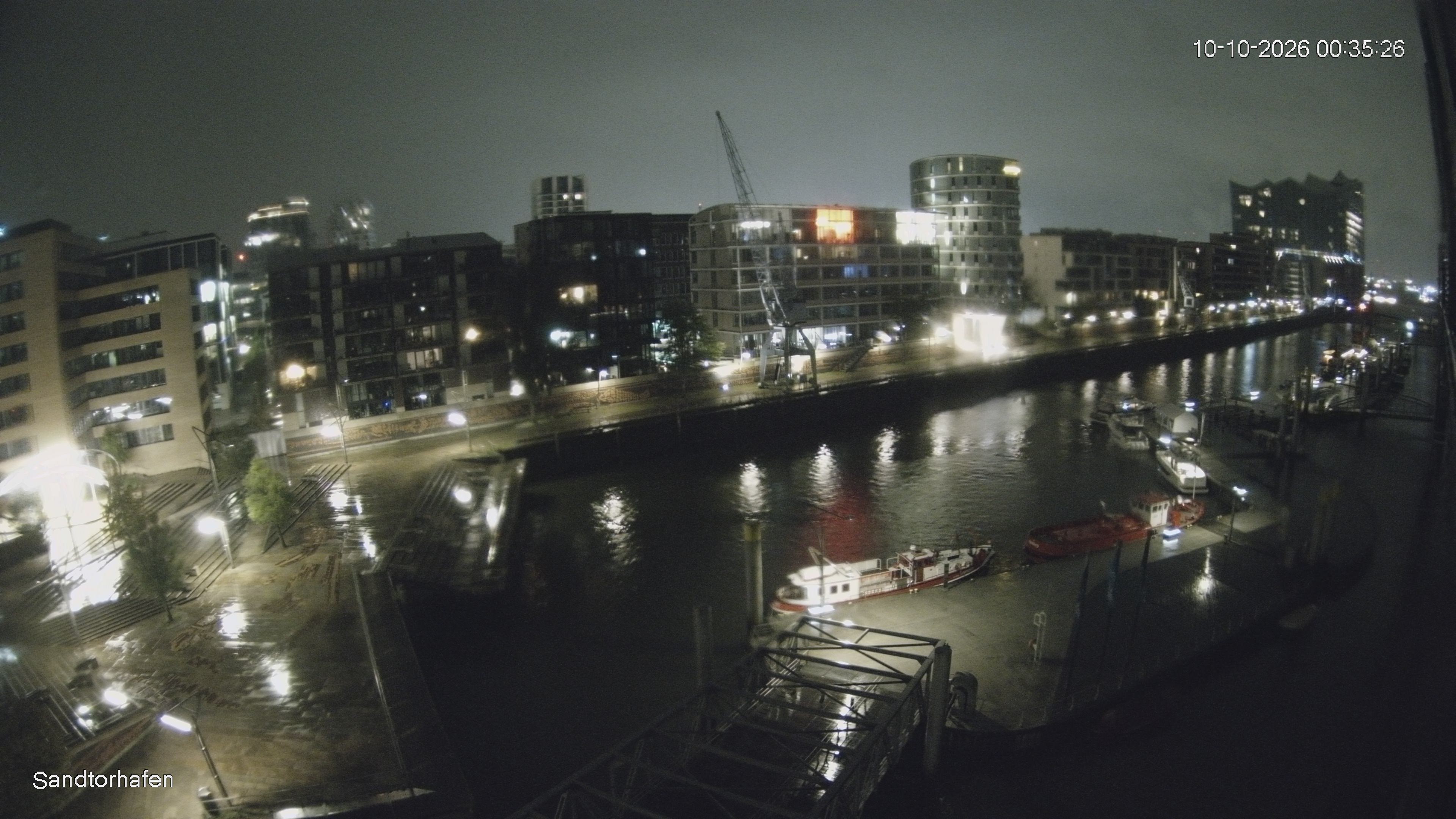 Archiv Foto Webcam Hamburg: HafenCity und Elbphilharmonie