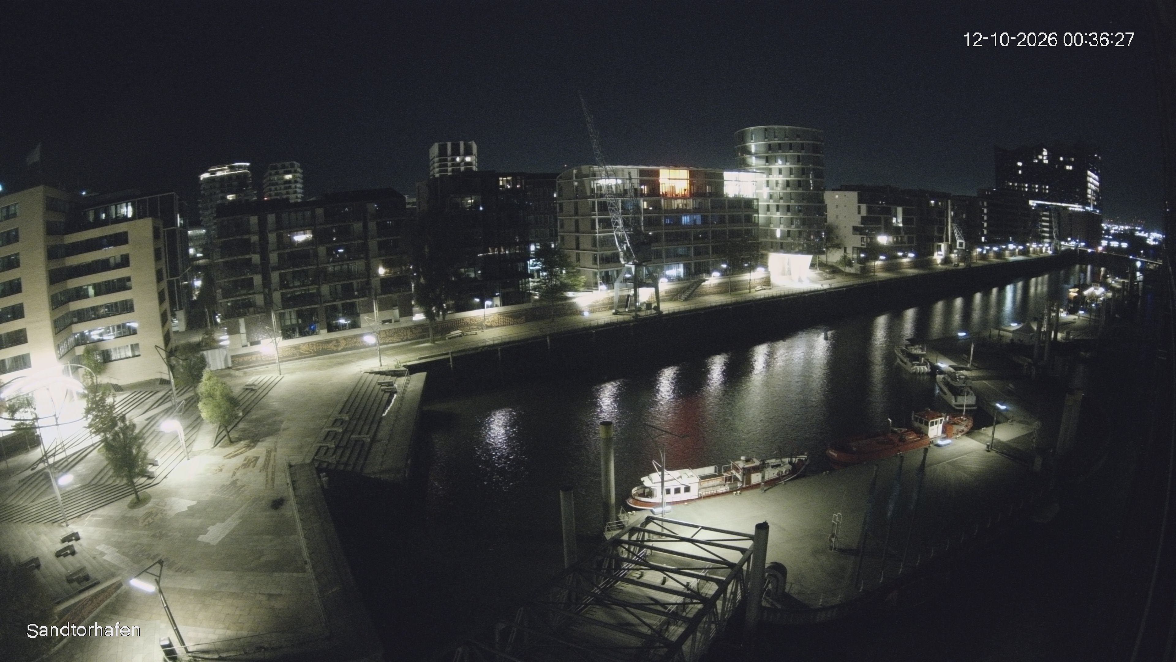 Archived image Webcam Harbour Hall Hamburg
