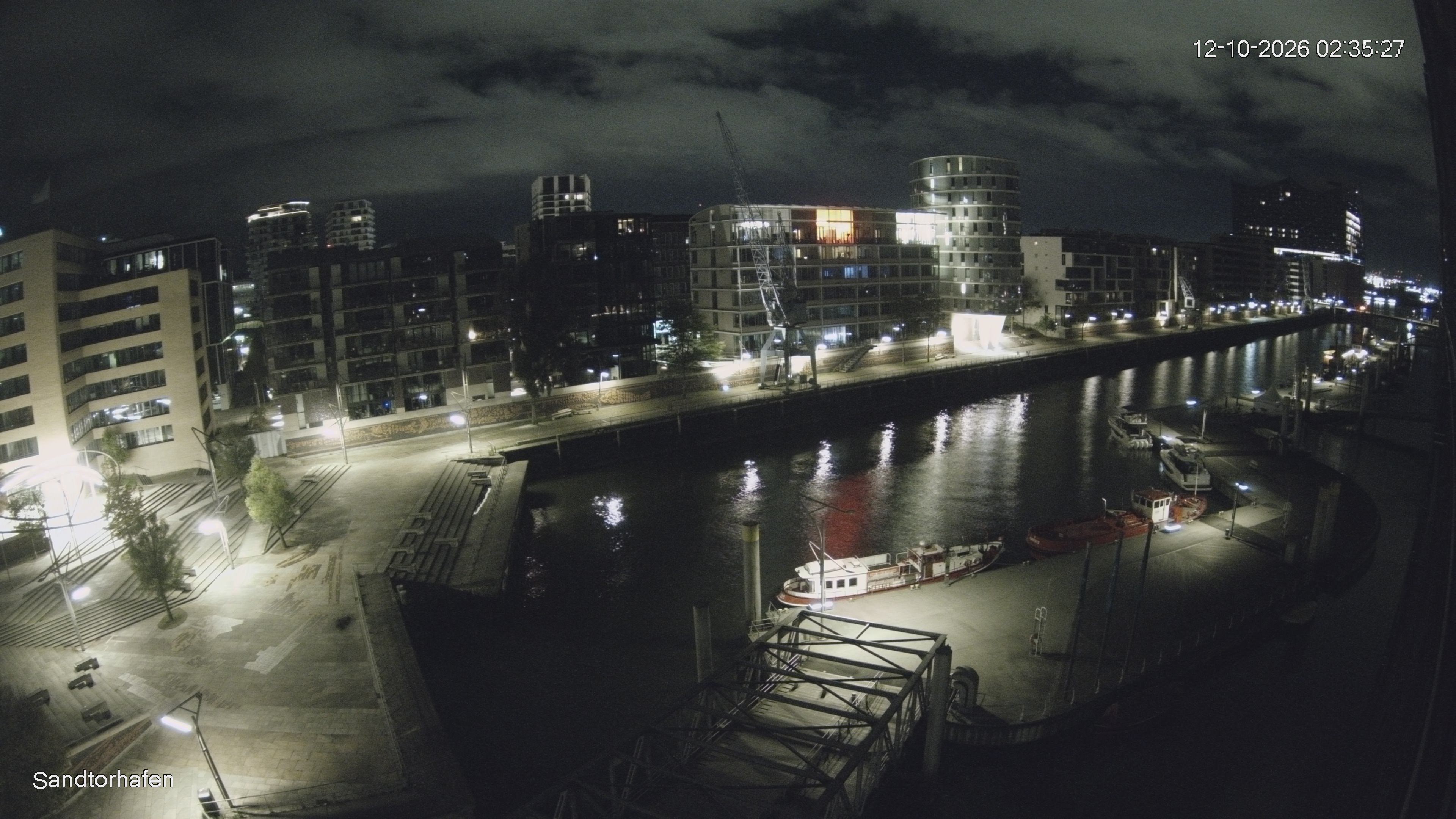 Archived image Webcam Harbour Hall Hamburg