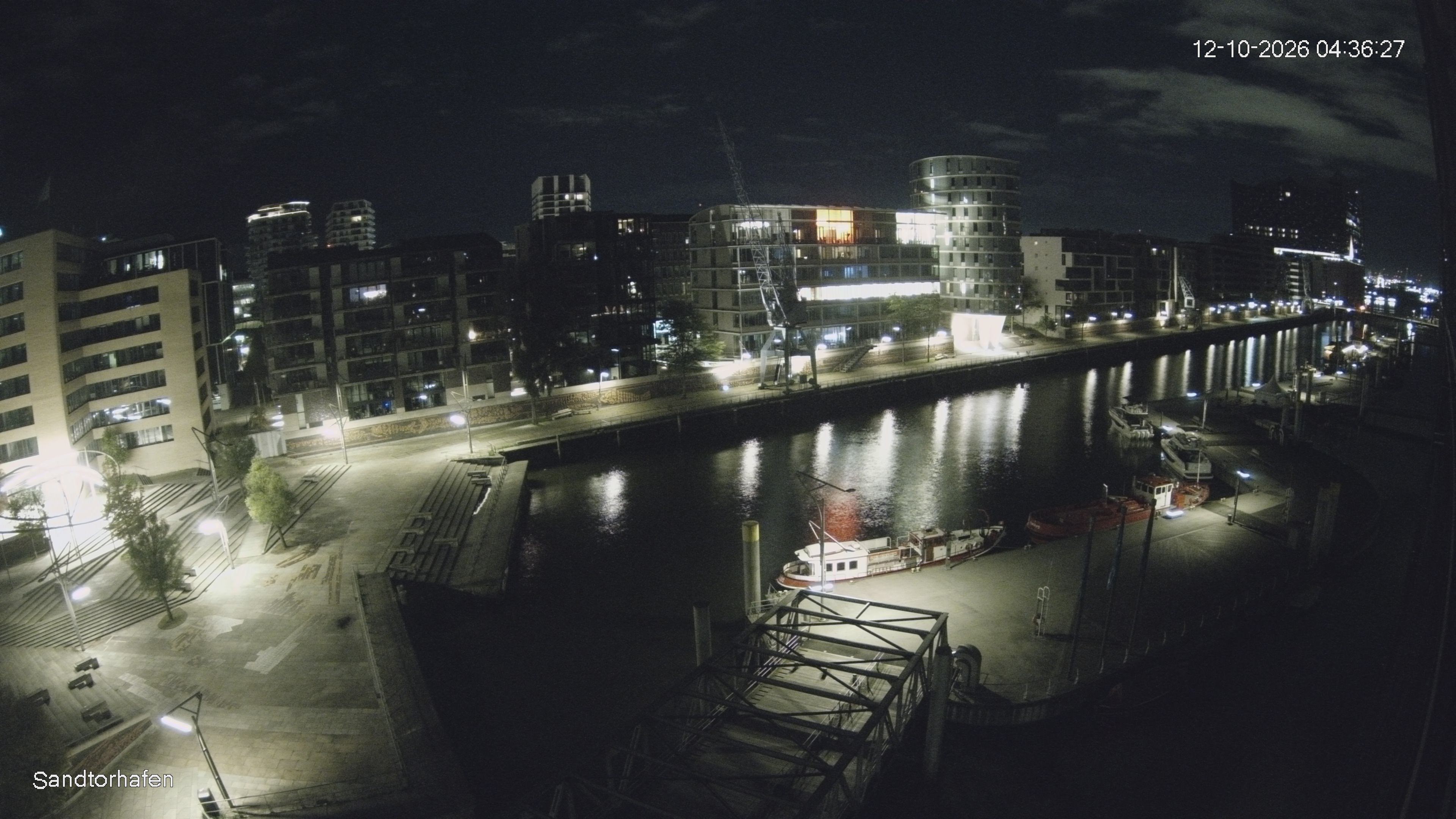 Archived image Webcam Harbour Hall Hamburg