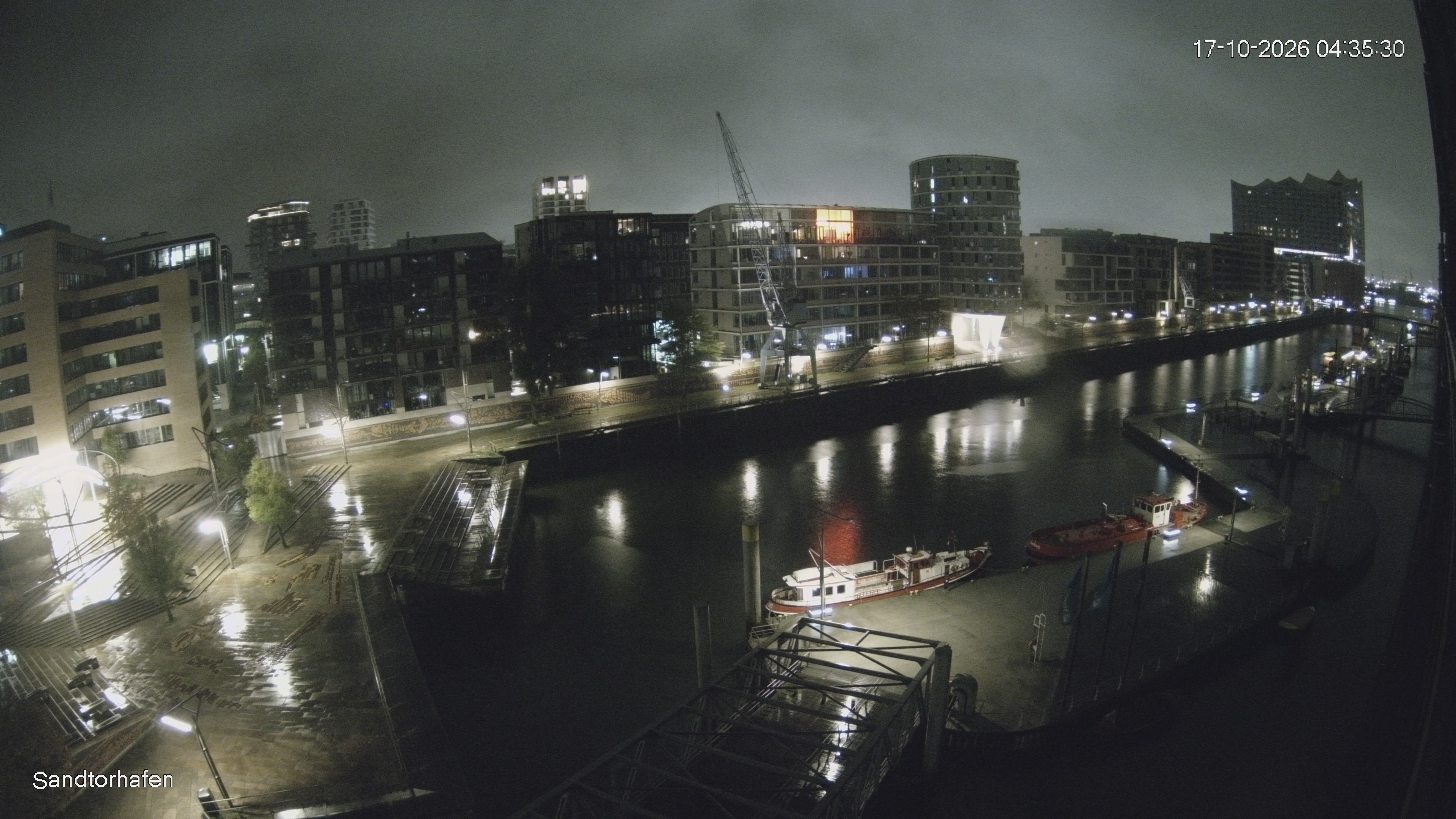 Archived image Webcam Harbour Hall Hamburg