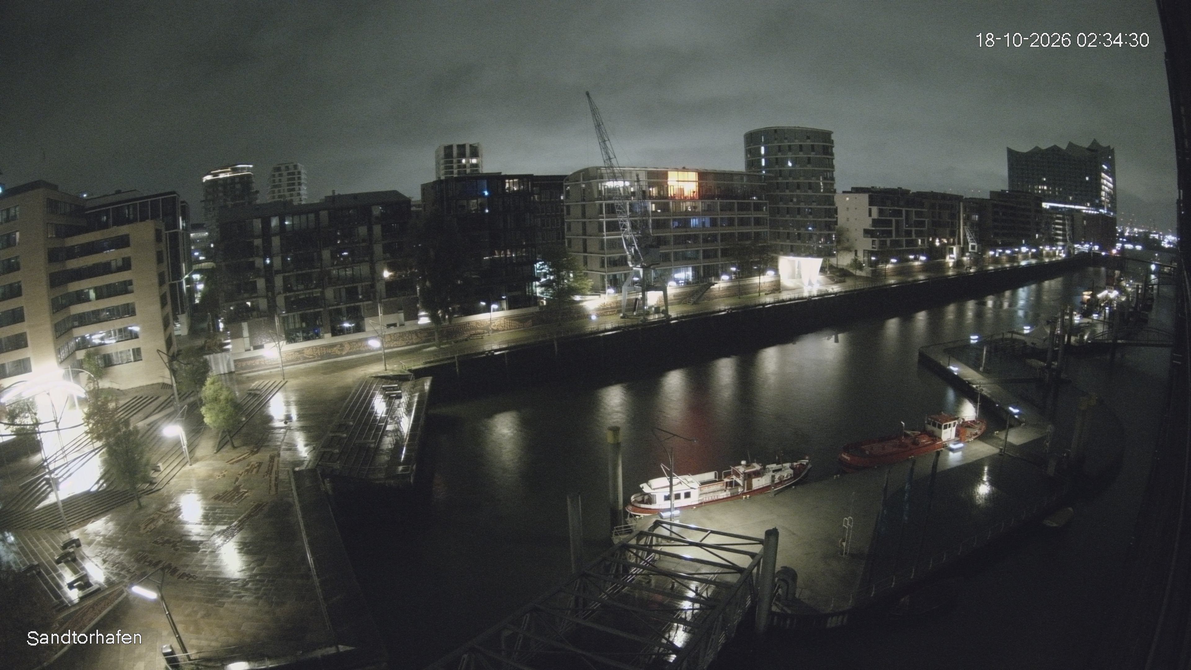 Archived image Webcam Harbour Hall Hamburg