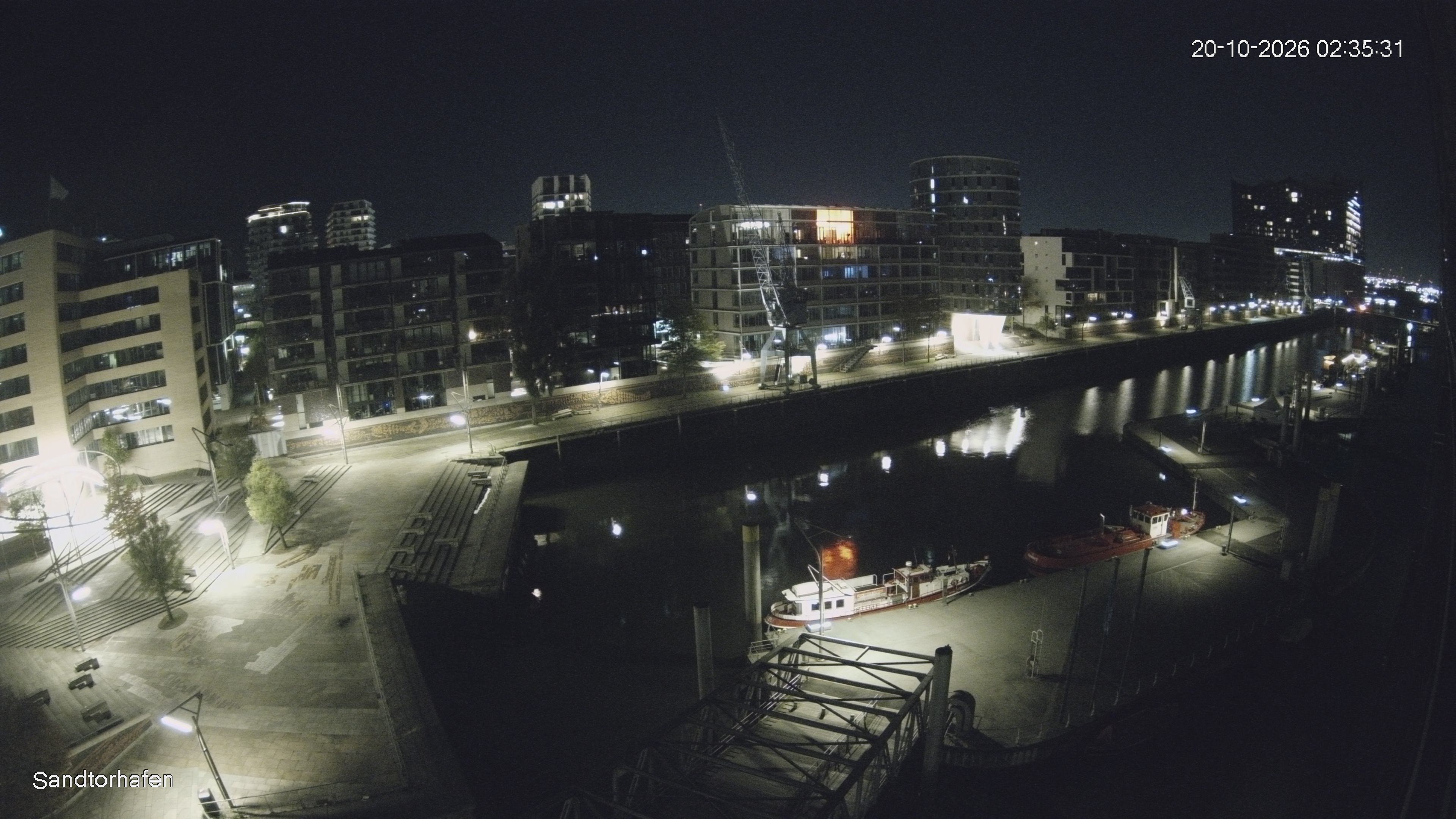 Archiv Foto Webcam Hamburg: HafenCity und Elbphilharmonie