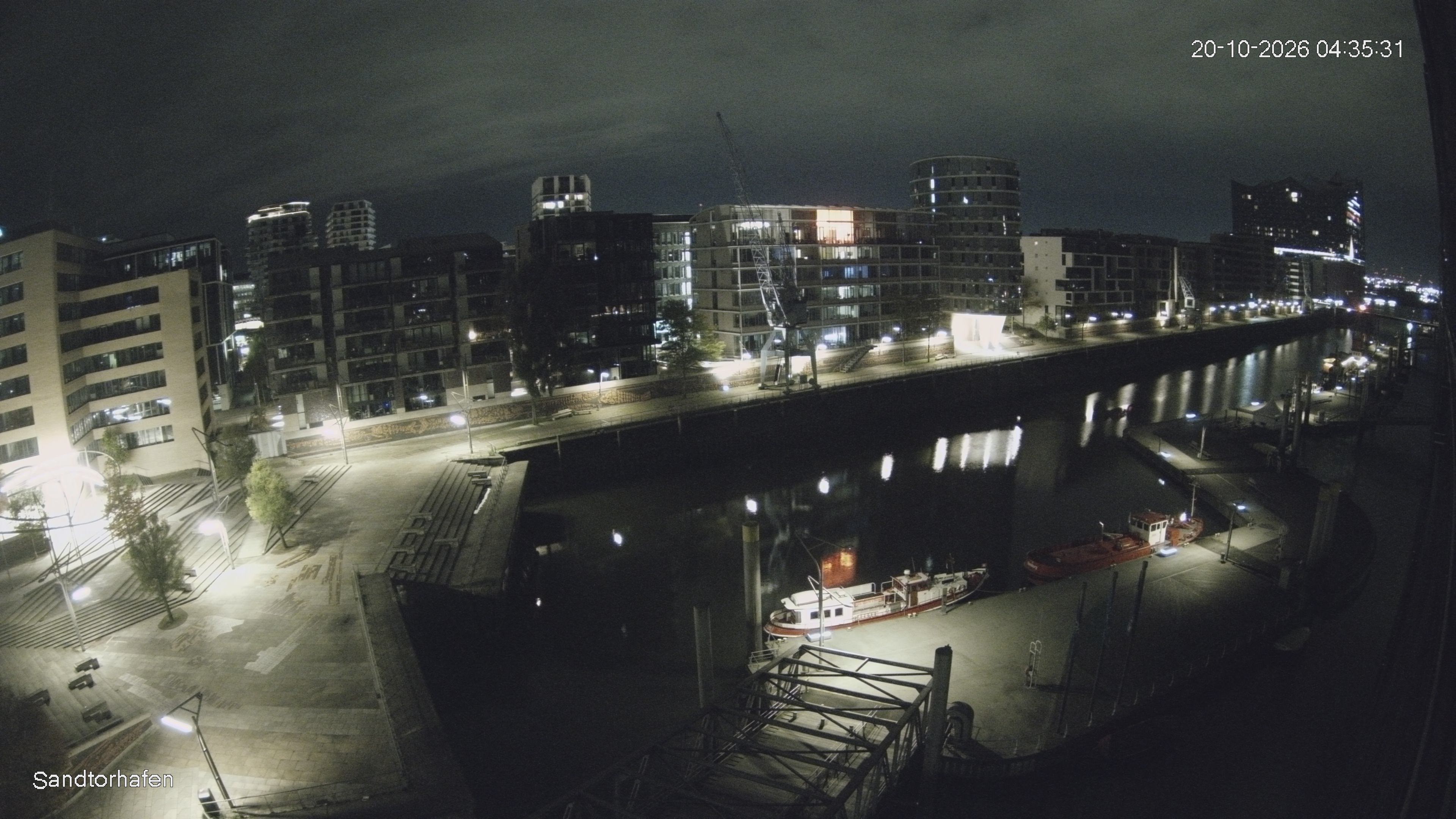Archiv Foto Webcam Hamburg: HafenCity und Elbphilharmonie