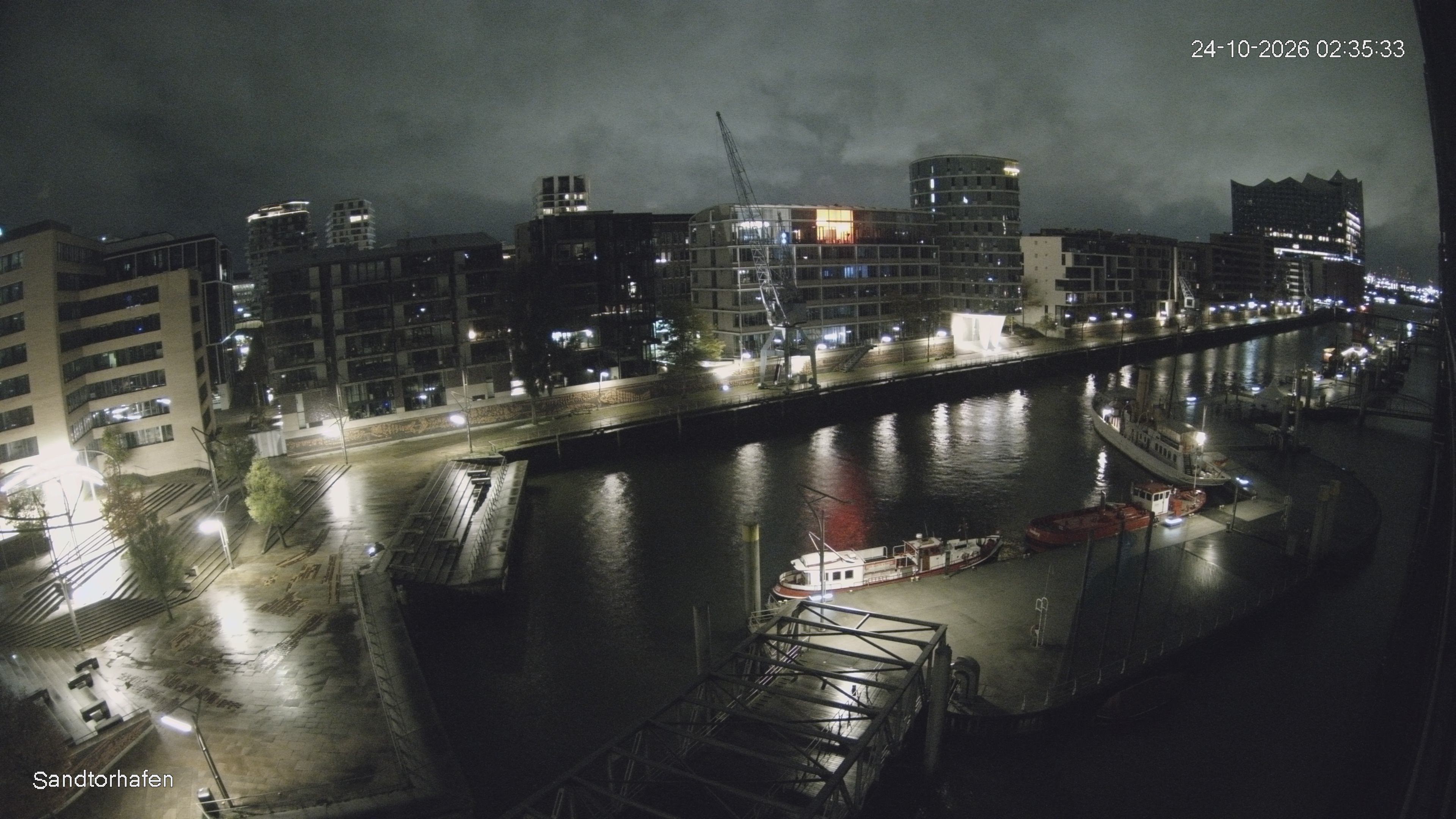 Archiv Foto Webcam Hamburg: HafenCity und Elbphilharmonie