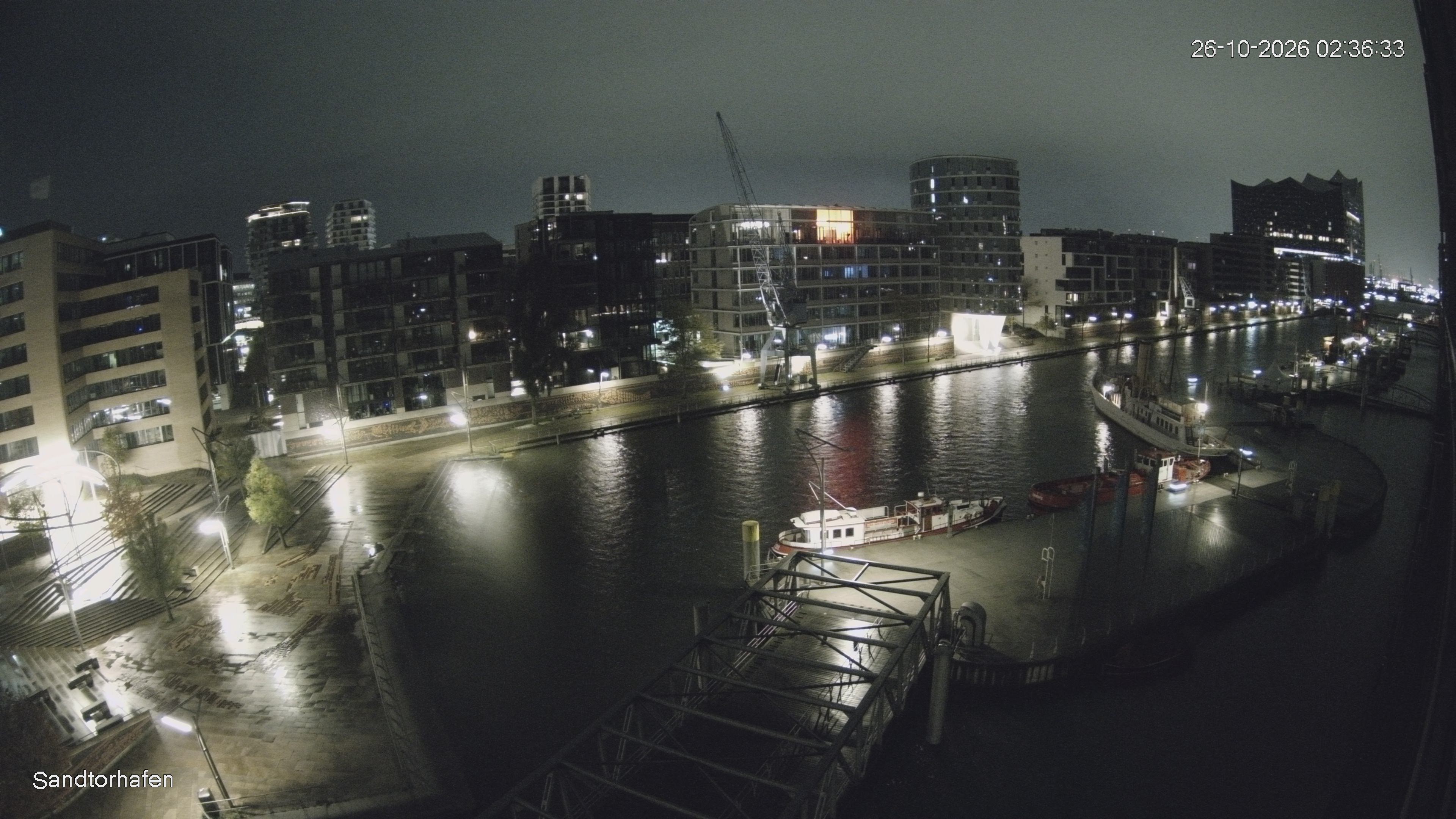 Archived image Webcam Harbour Hall Hamburg
