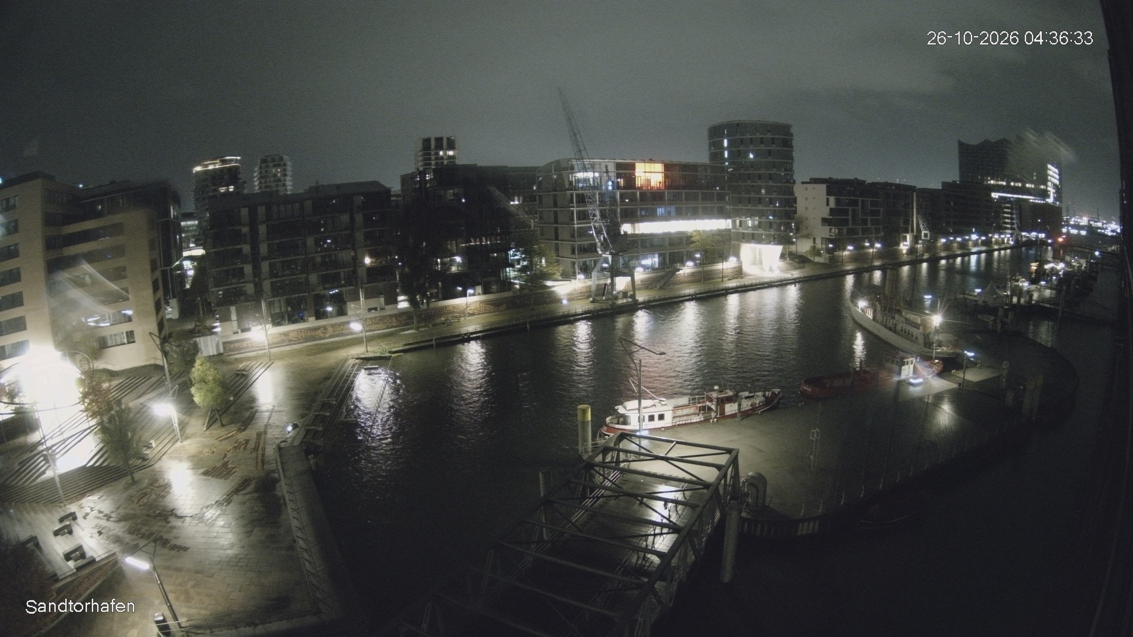 Archived image Webcam Harbour Hall Hamburg
