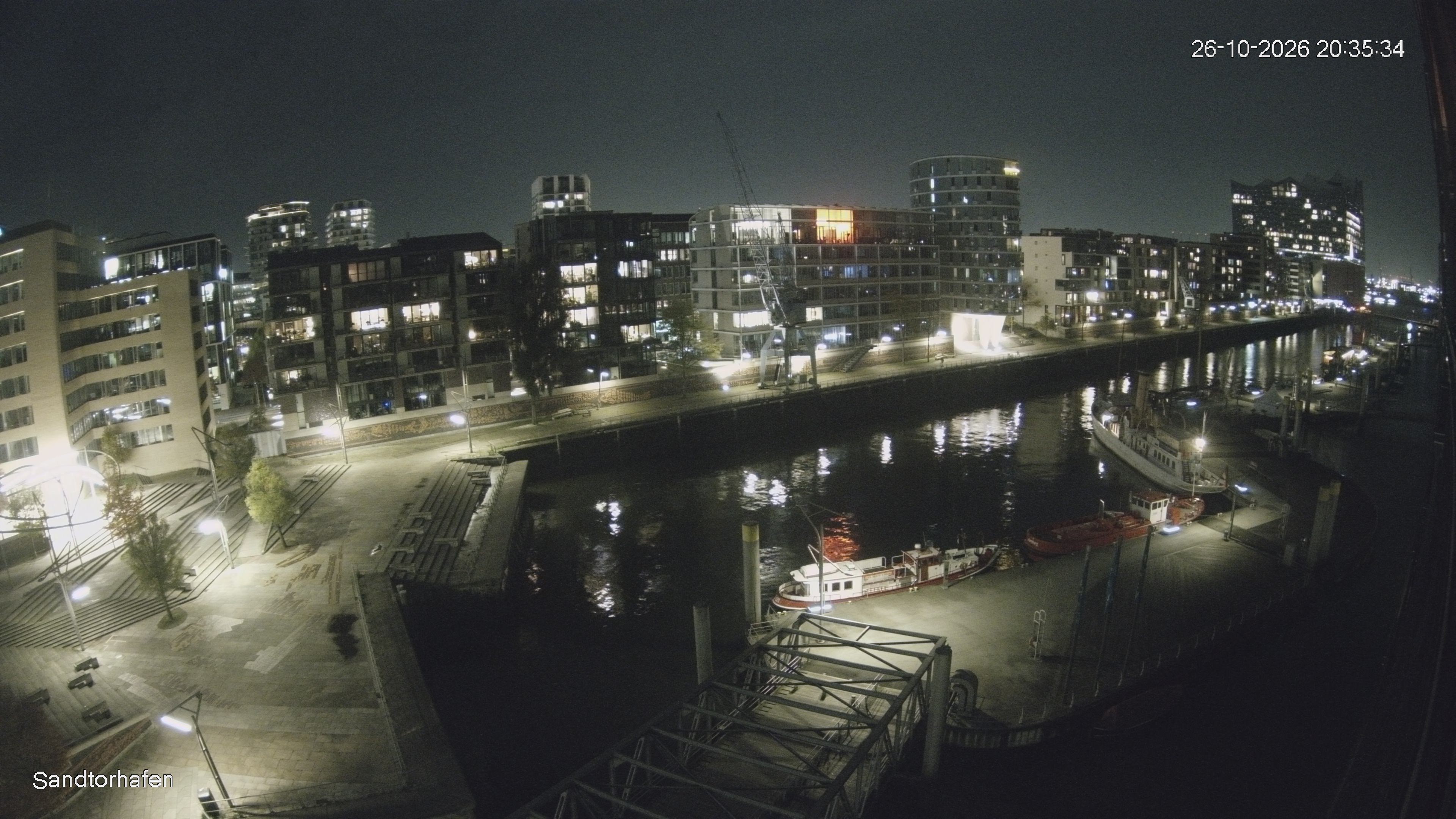 Archived image Webcam Harbour Hall Hamburg