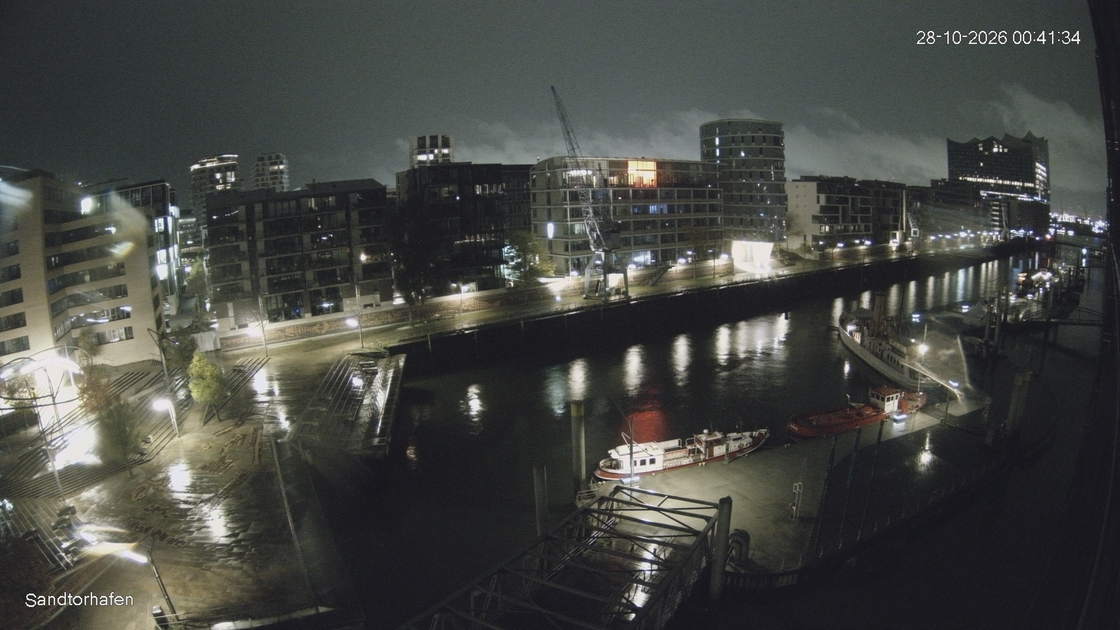 Archiv Foto Webcam Hamburg: HafenCity und Elbphilharmonie