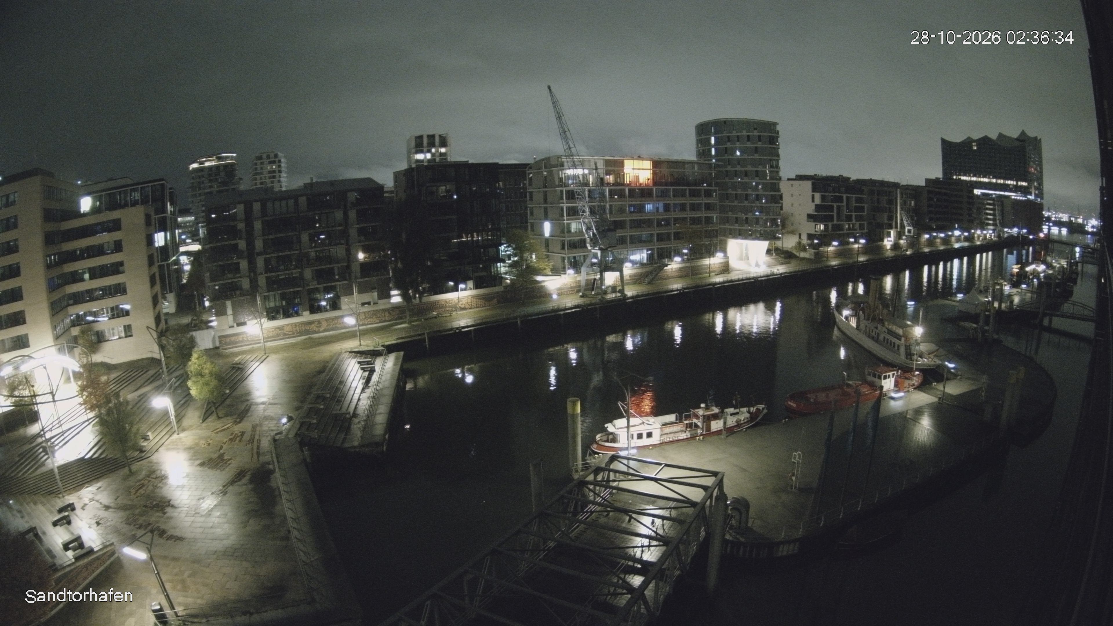 Archiv Foto Webcam Hamburg: HafenCity und Elbphilharmonie