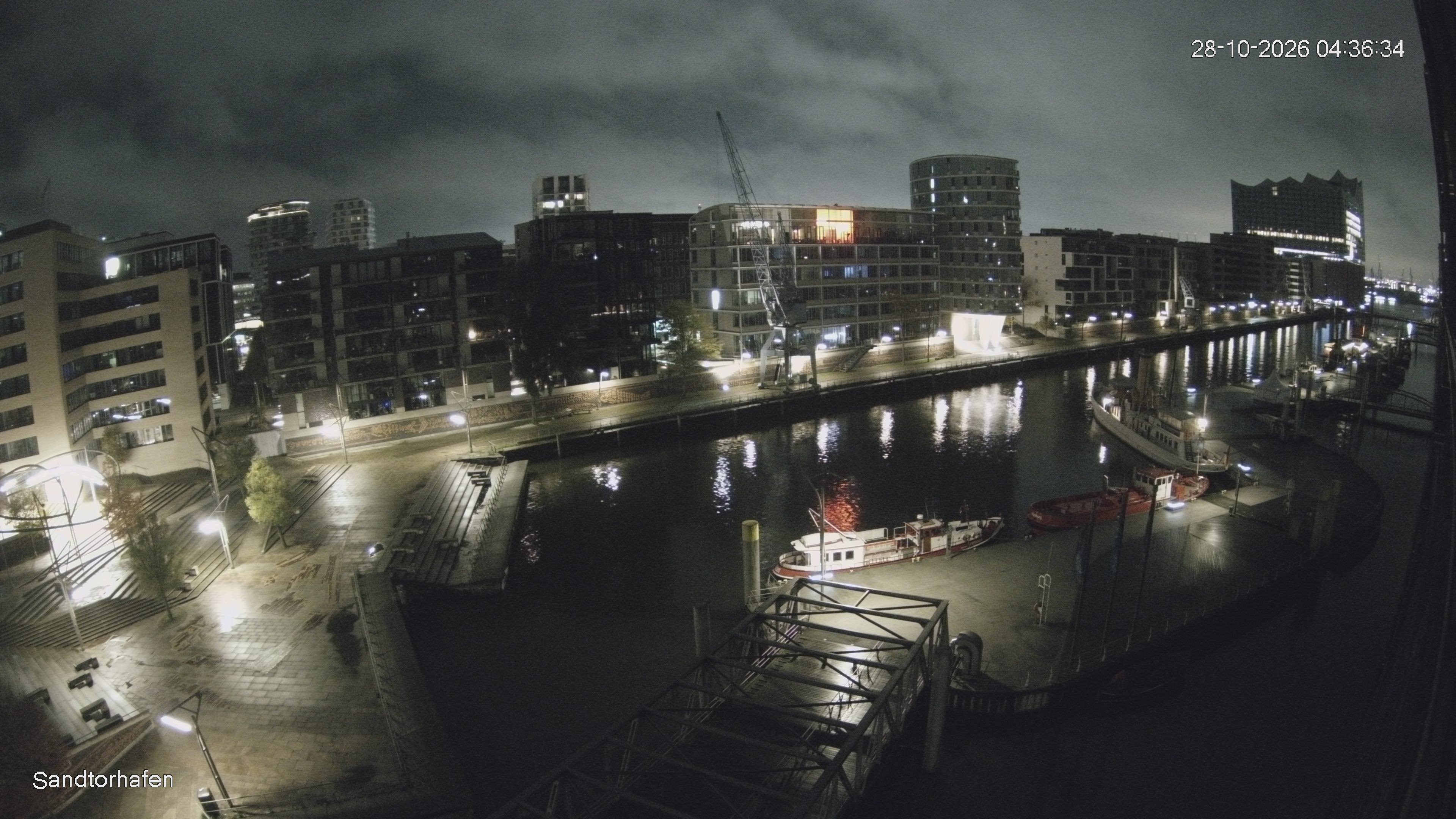 Archiv Foto Webcam Hamburg: HafenCity und Elbphilharmonie