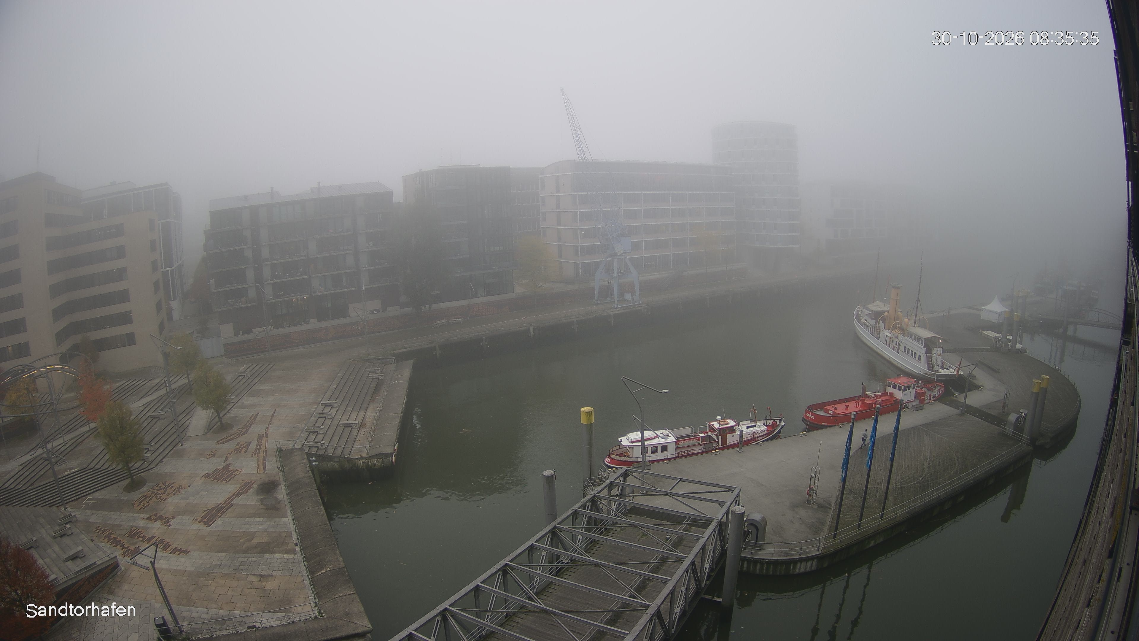 Archiv Foto Webcam Hamburg: HafenCity und Elbphilharmonie
