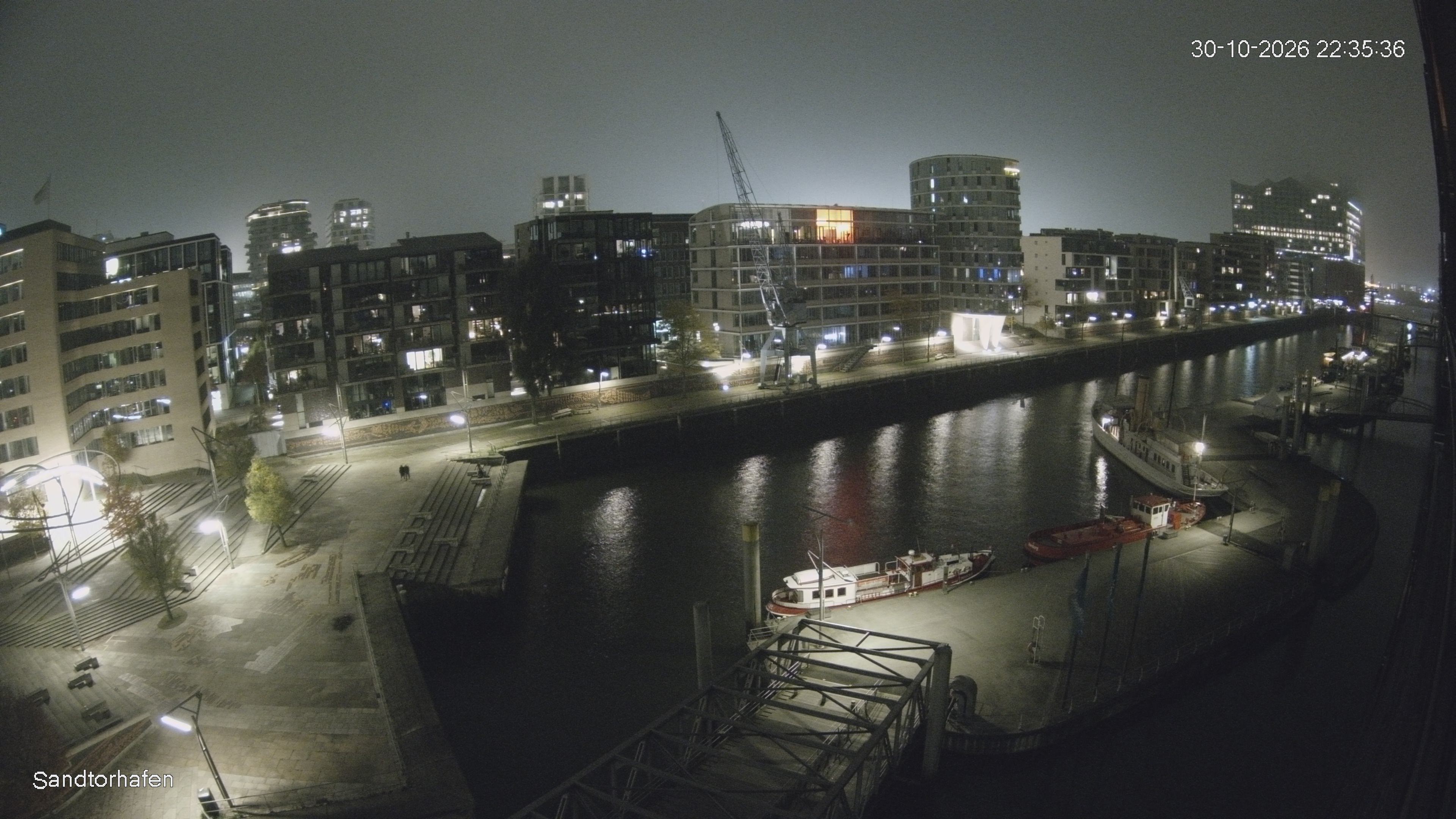 Archiv Foto Webcam Hamburg: HafenCity und Elbphilharmonie