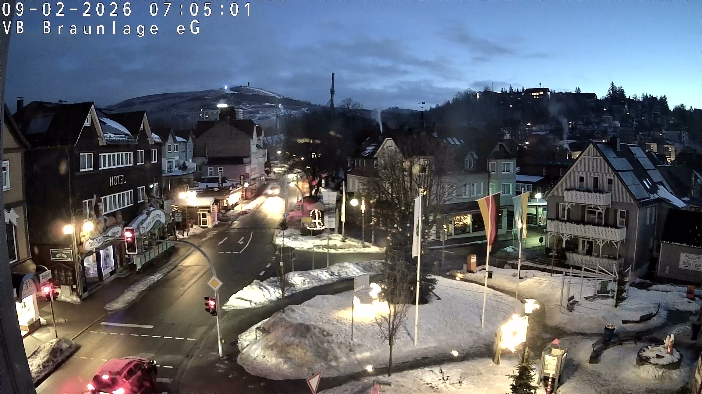 Archived image Webcam Braunlage - City Centre