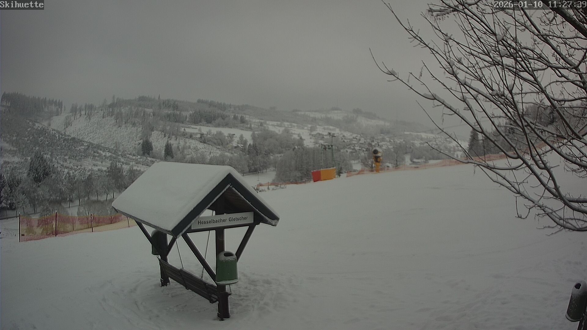 Archiv Foto Webcam Blick auf Hesselbach