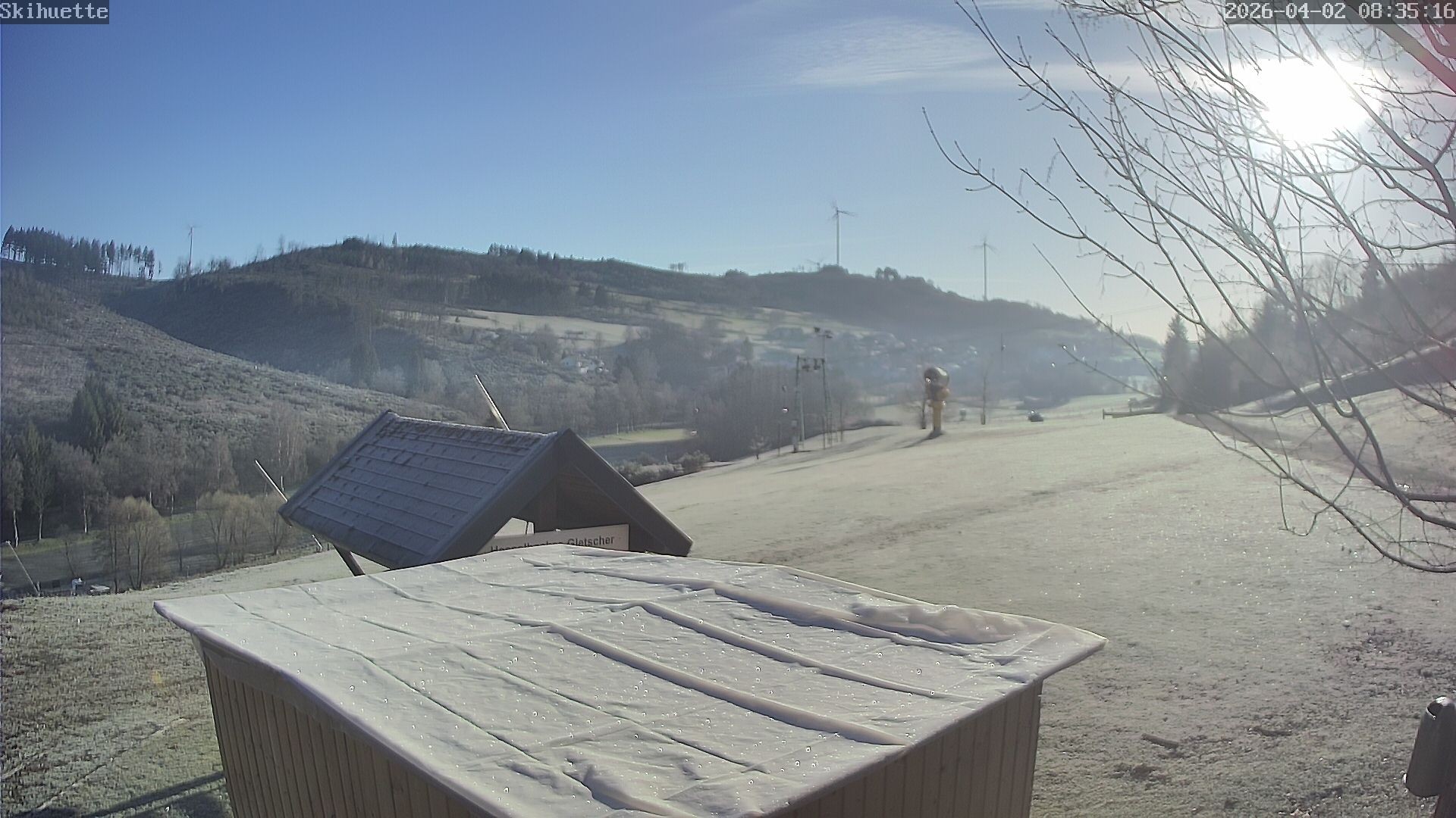 Archiv Foto Webcam Blick auf Hesselbach