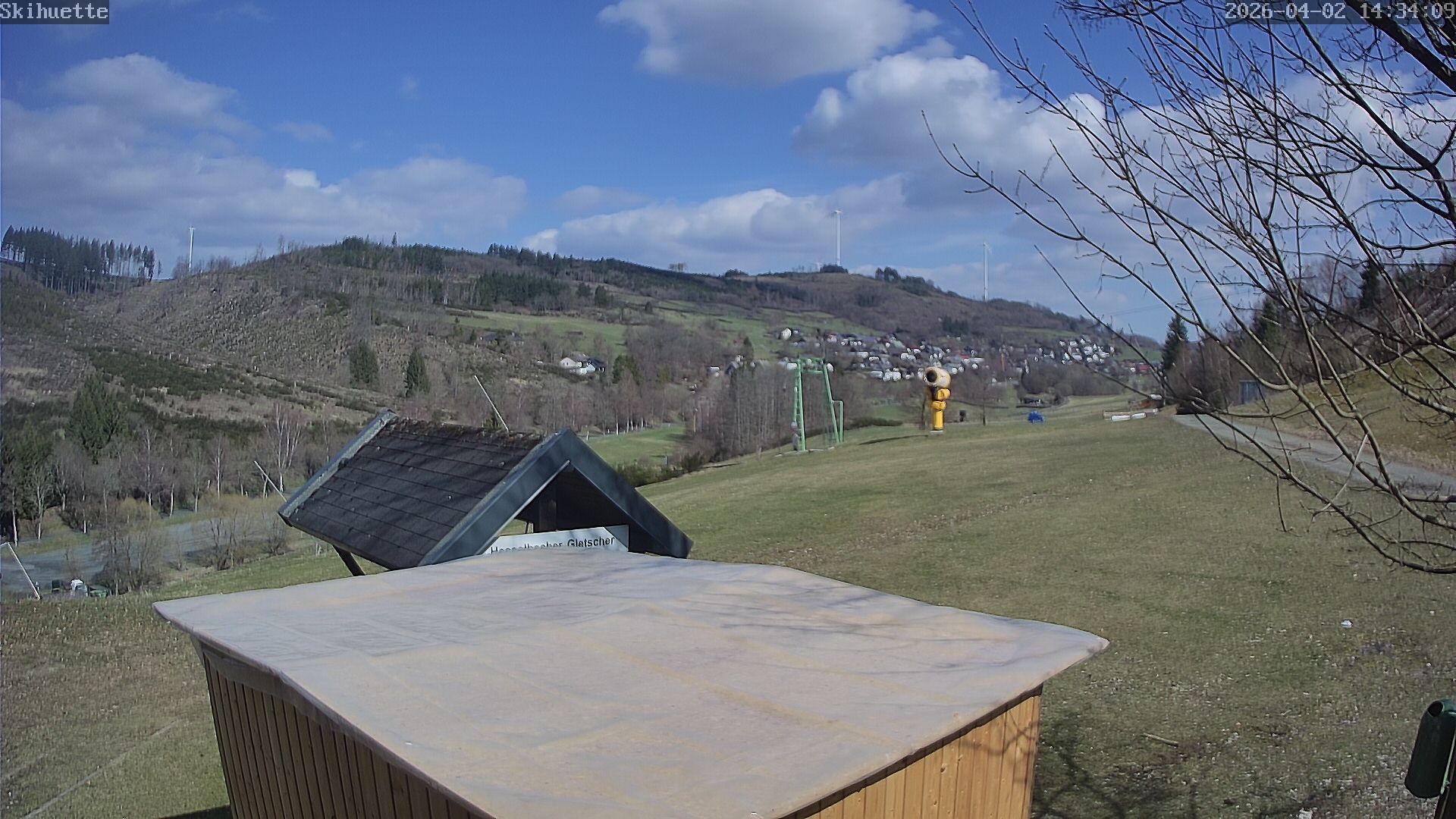 Archiv Foto Webcam Blick auf Hesselbach