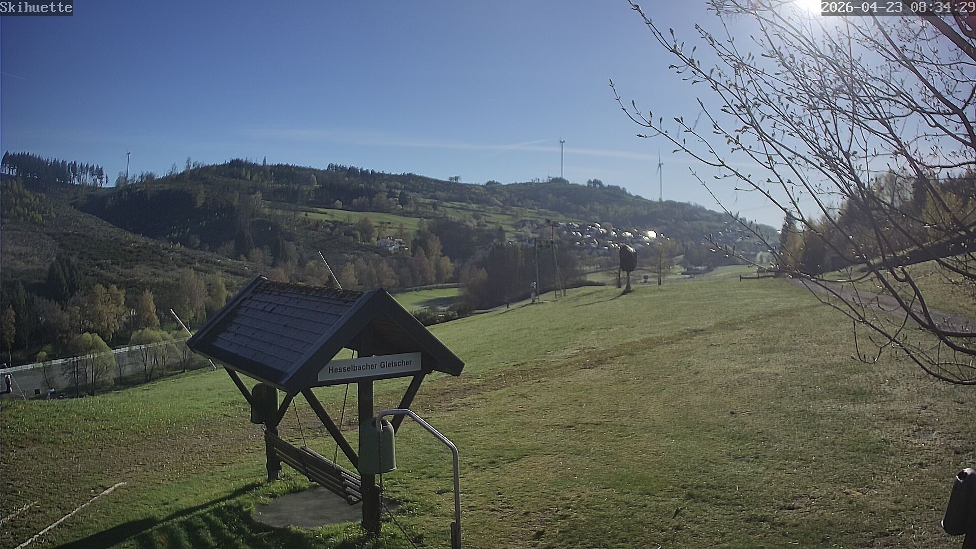 Archiv Foto Webcam Blick auf Hesselbach